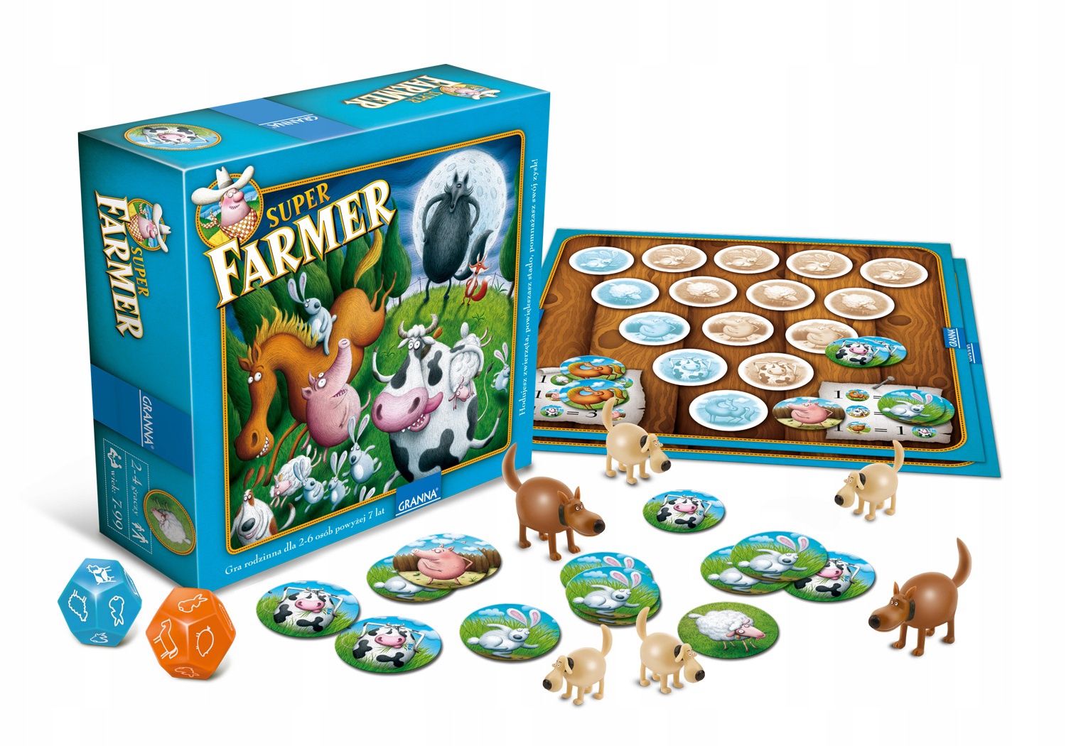 Najlepsze klasyczne gry planszowe - Super Farmer