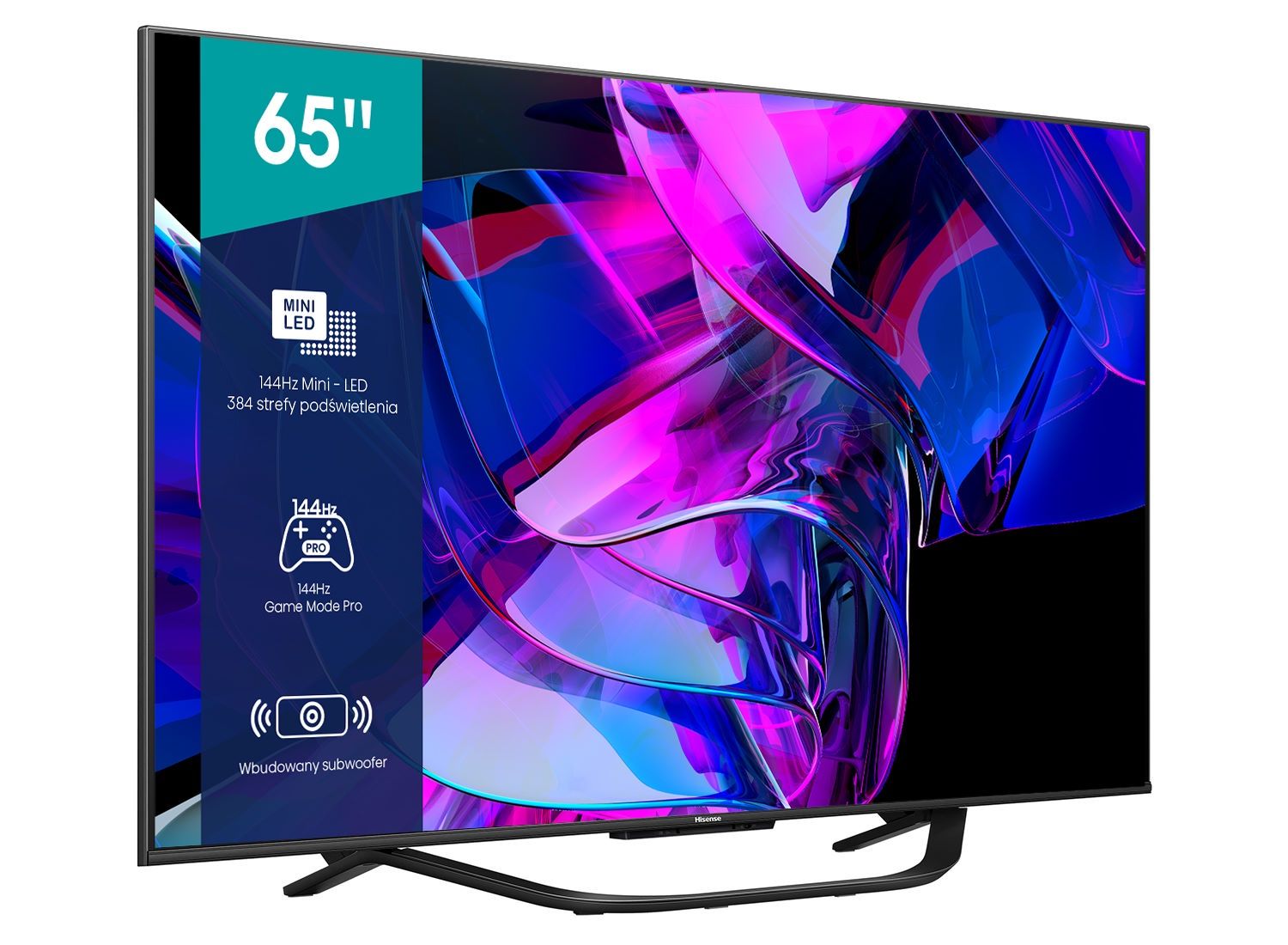 Hisense ULED U7KQ - z profilu