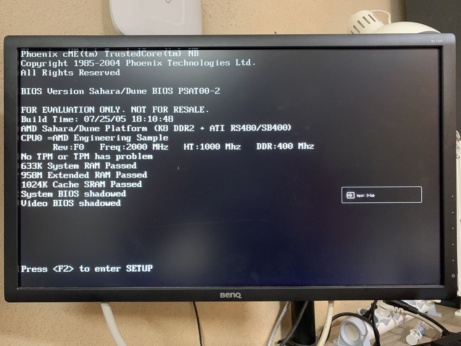 AMD Sahara - platforma z procesorem AMD CPU K8 ES