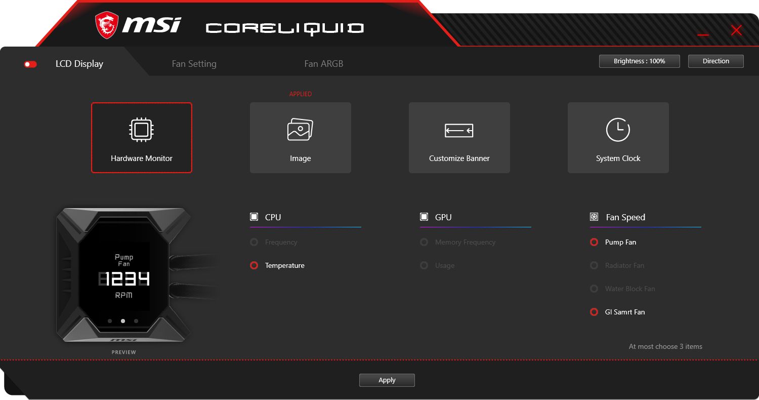 MSI CoreLiquid APP