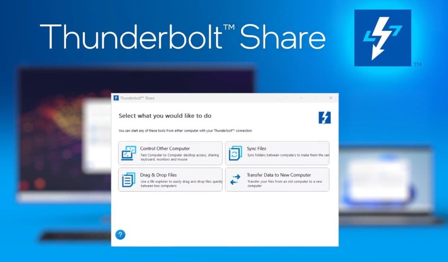 CES 2025 - Nowości PC - Thunderbolt share