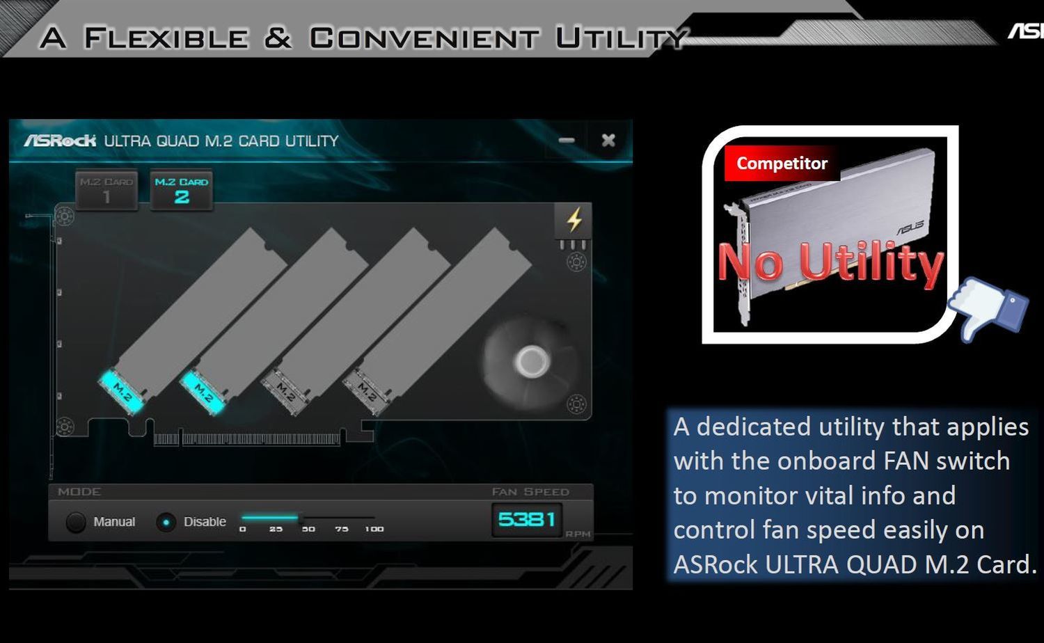 ASRrock Ultra Quad M.2 Card