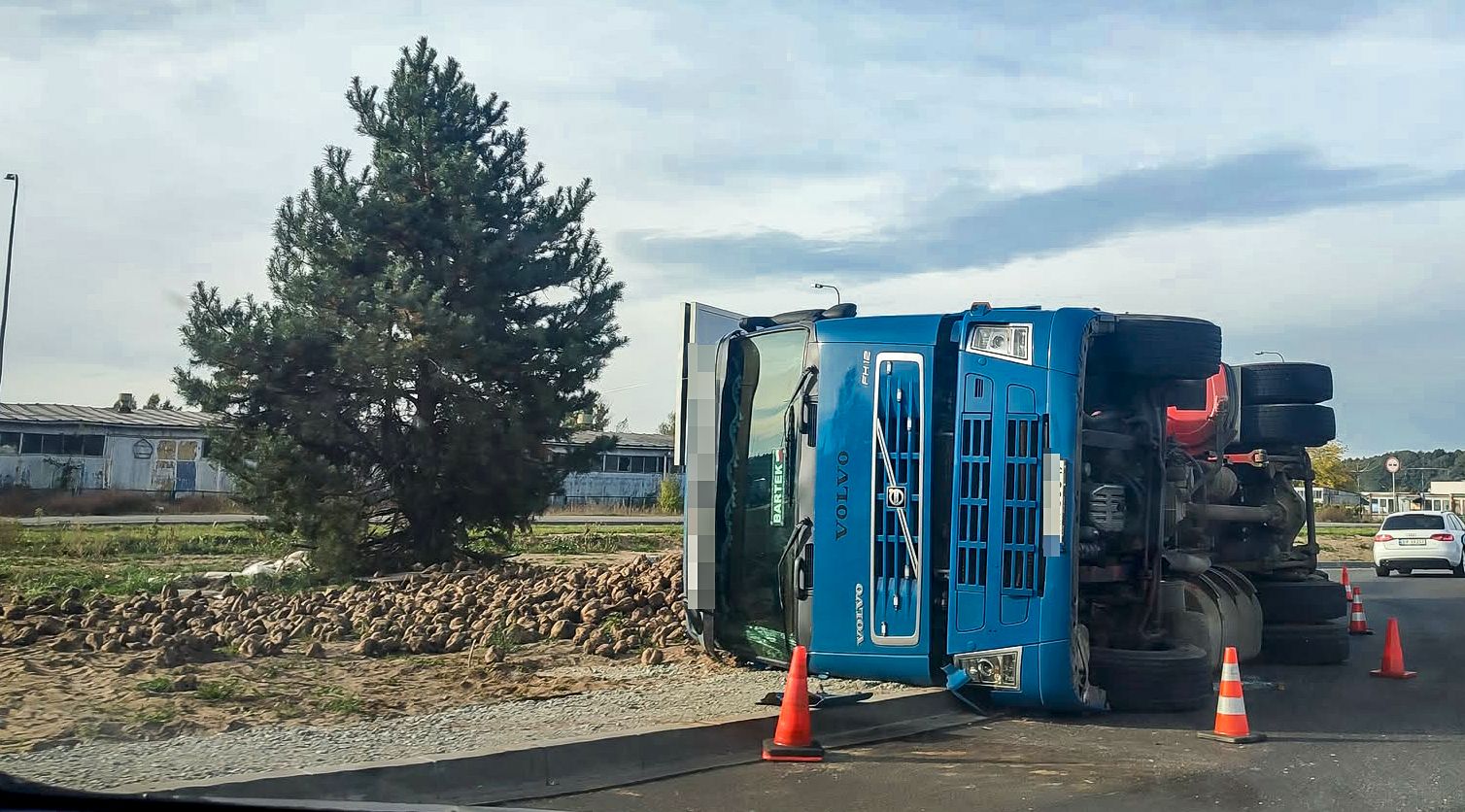 Wypadek na al. WP w Pile. 