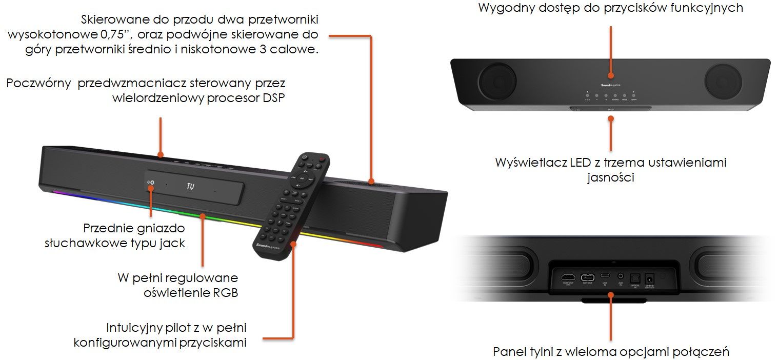 Soundbar Creative Sound Blaster KATANA SE