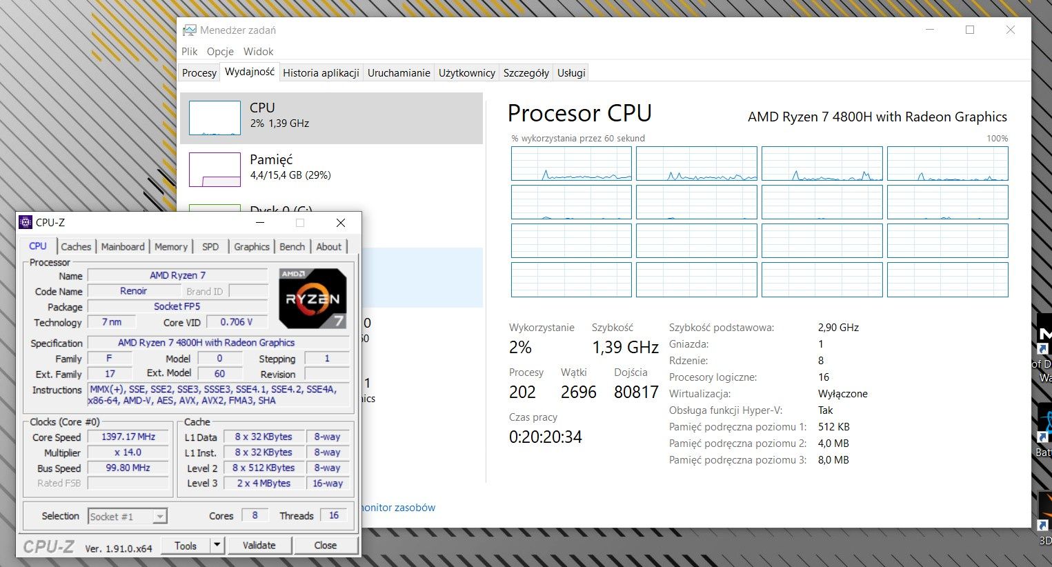 ASUS TUF Gaming A15 - procesor AMD Ryzen 7