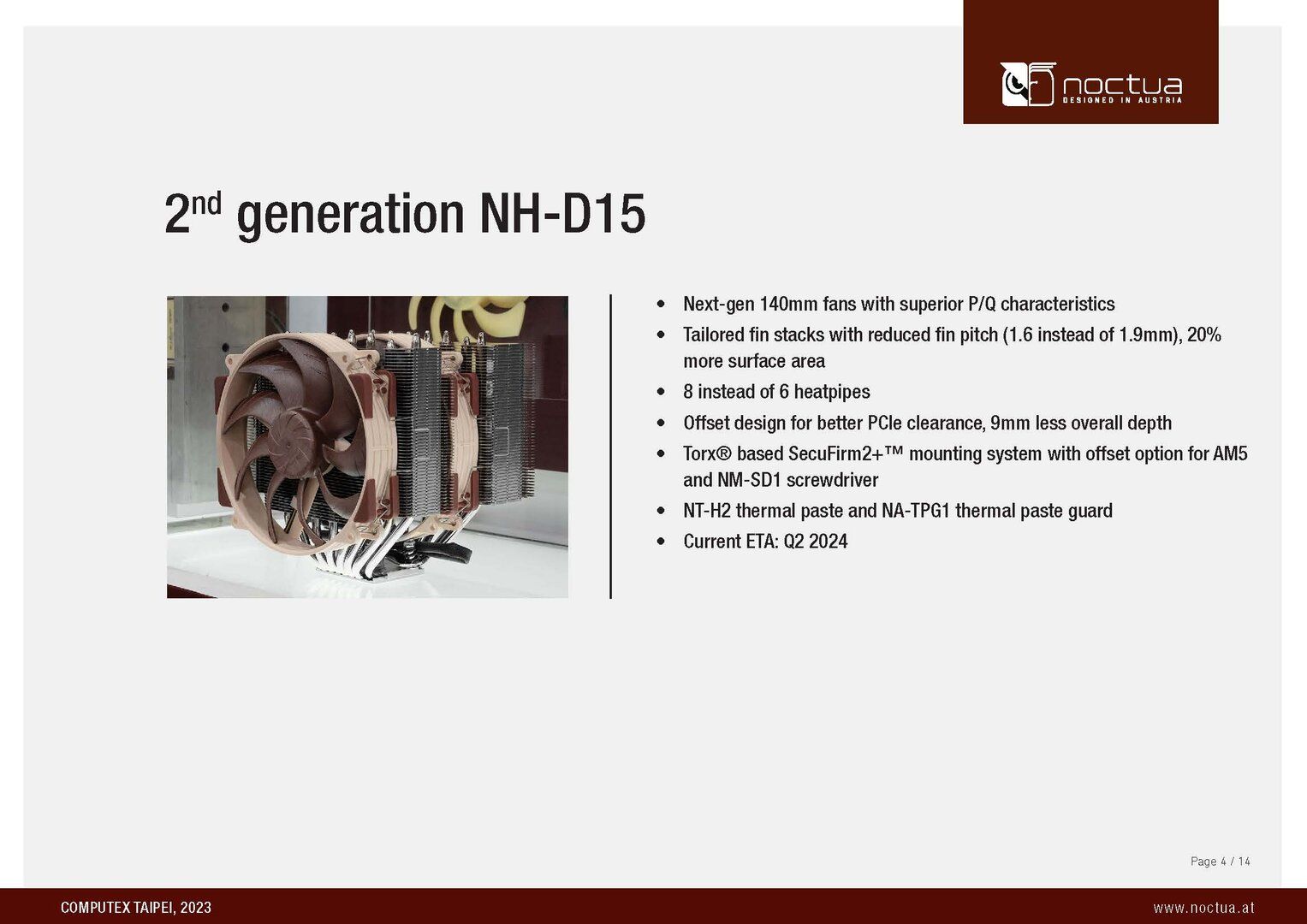 Noctua NH-D15 - nowe wentylatory