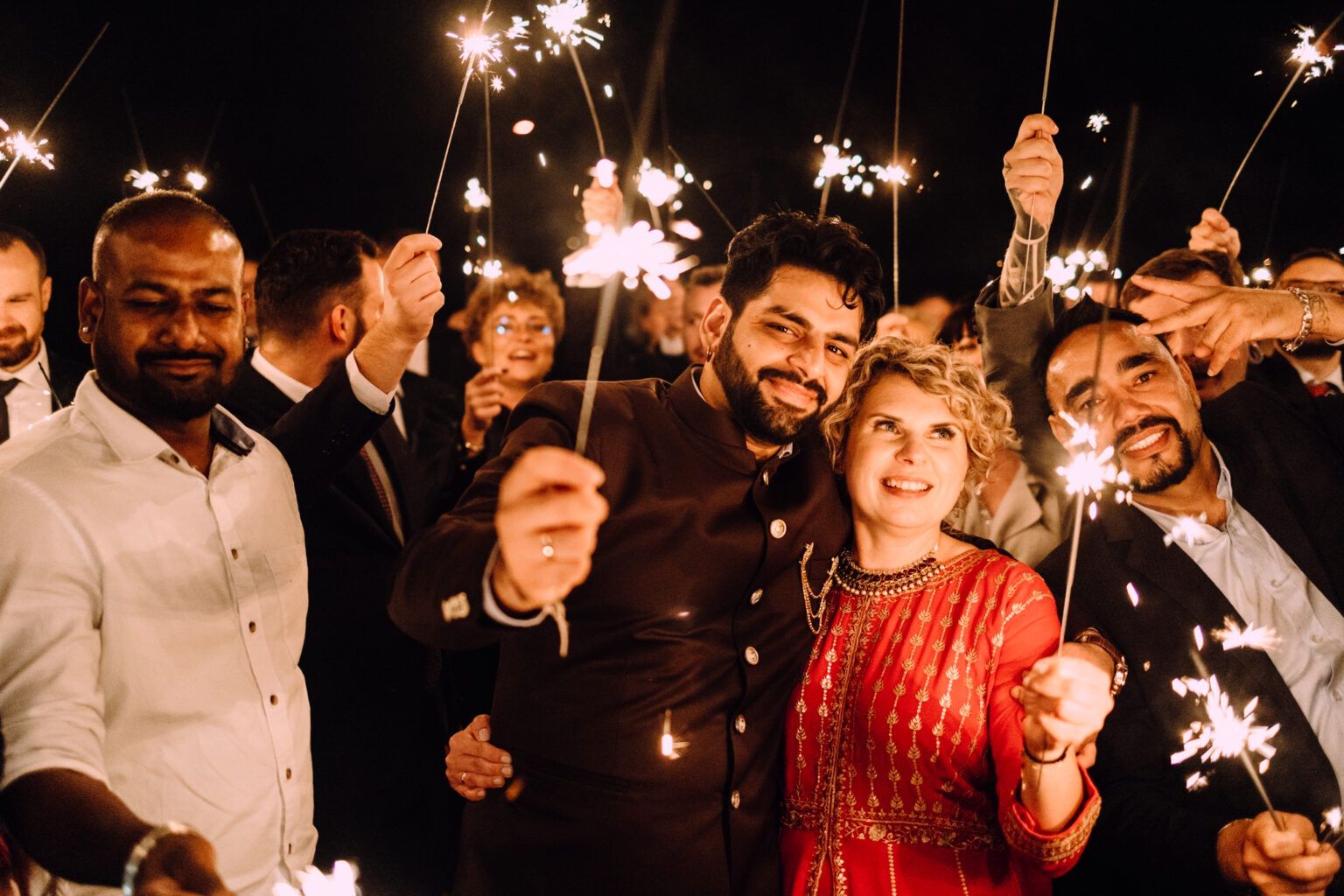 Zabawa weselna Alicji i Rishiego 