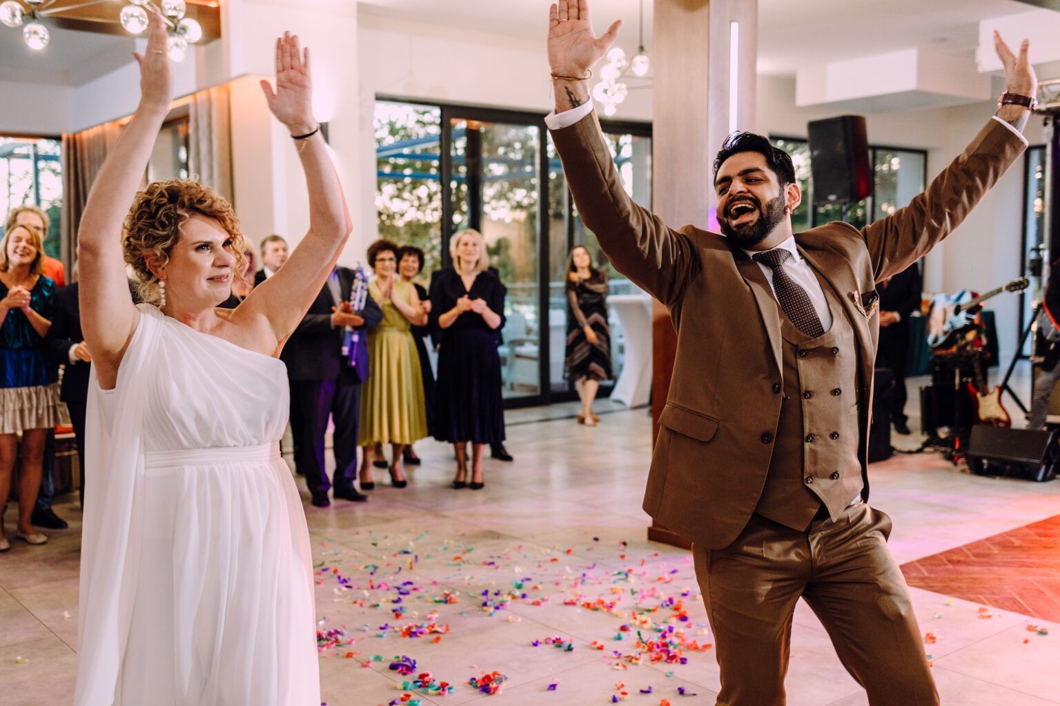 Zabawa weselna Alicji i Rishiego 