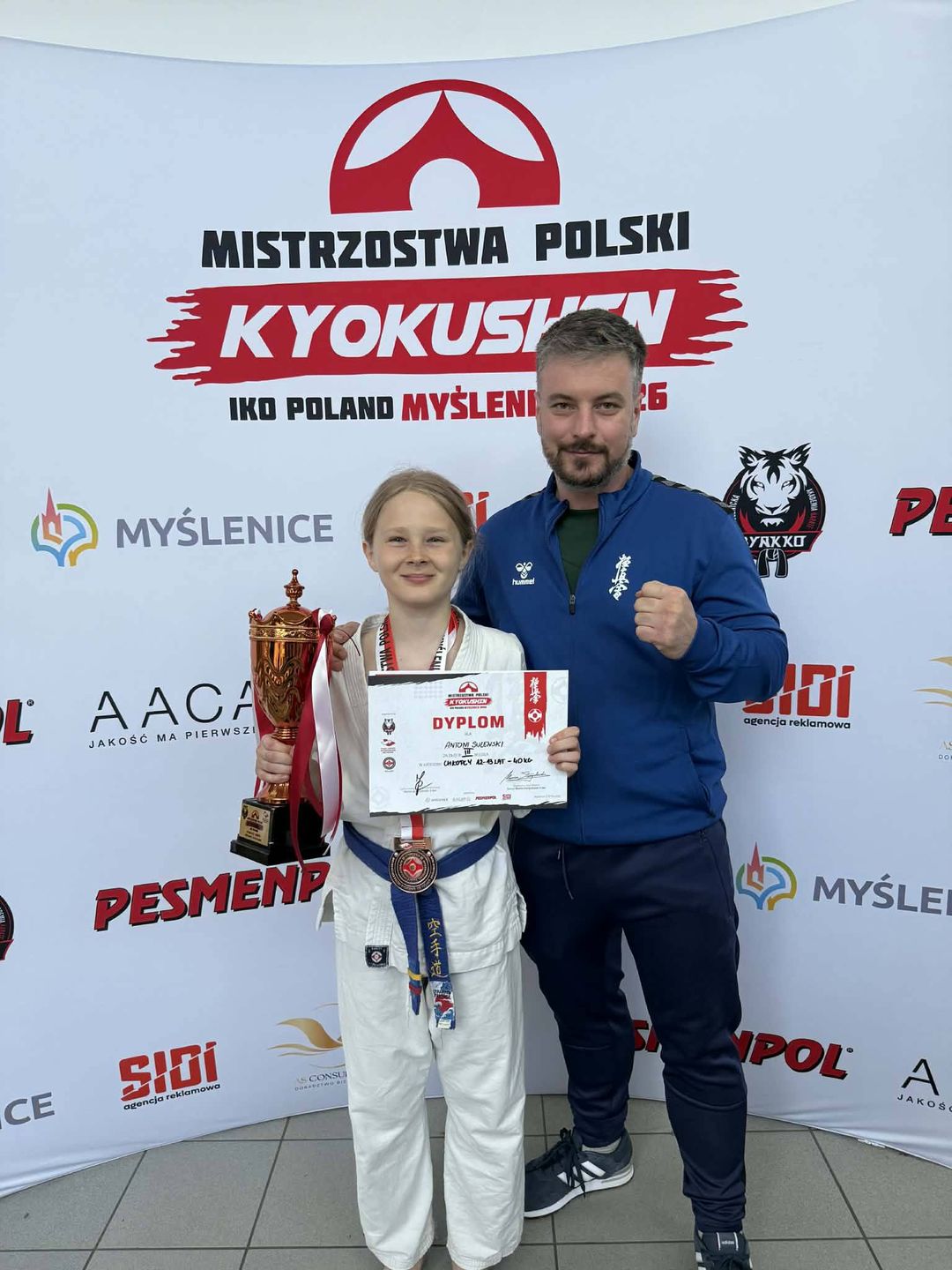 Brązowy medal dla Antka na Mistrzostwach Polski IKO 