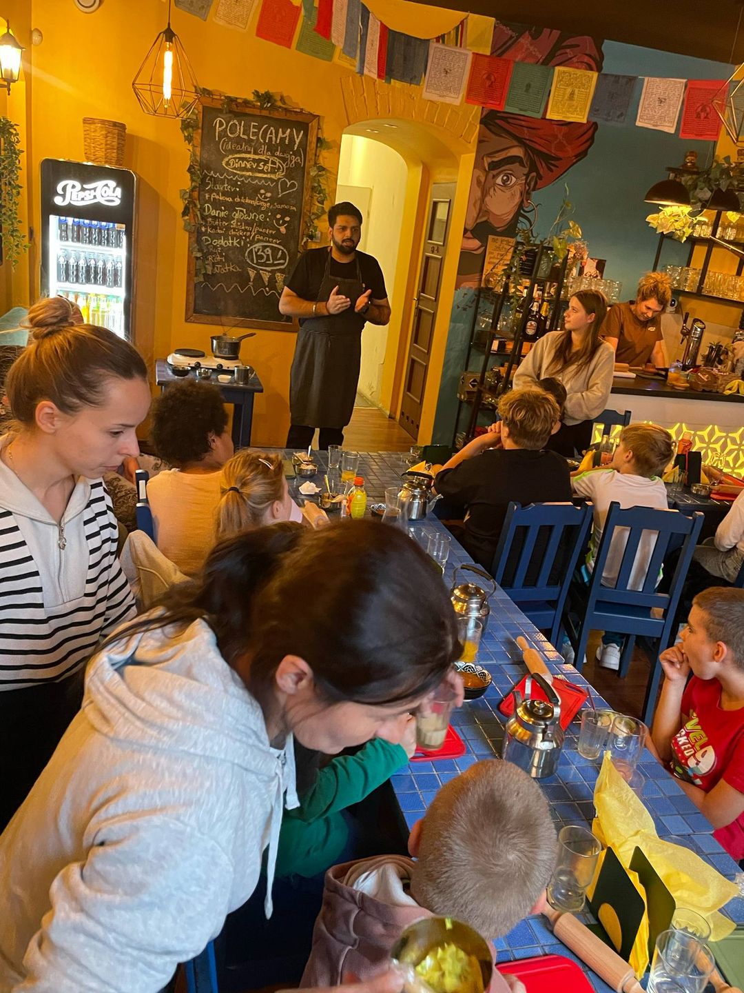 Warsztaty prowadzone przez Alicję i Rishiego