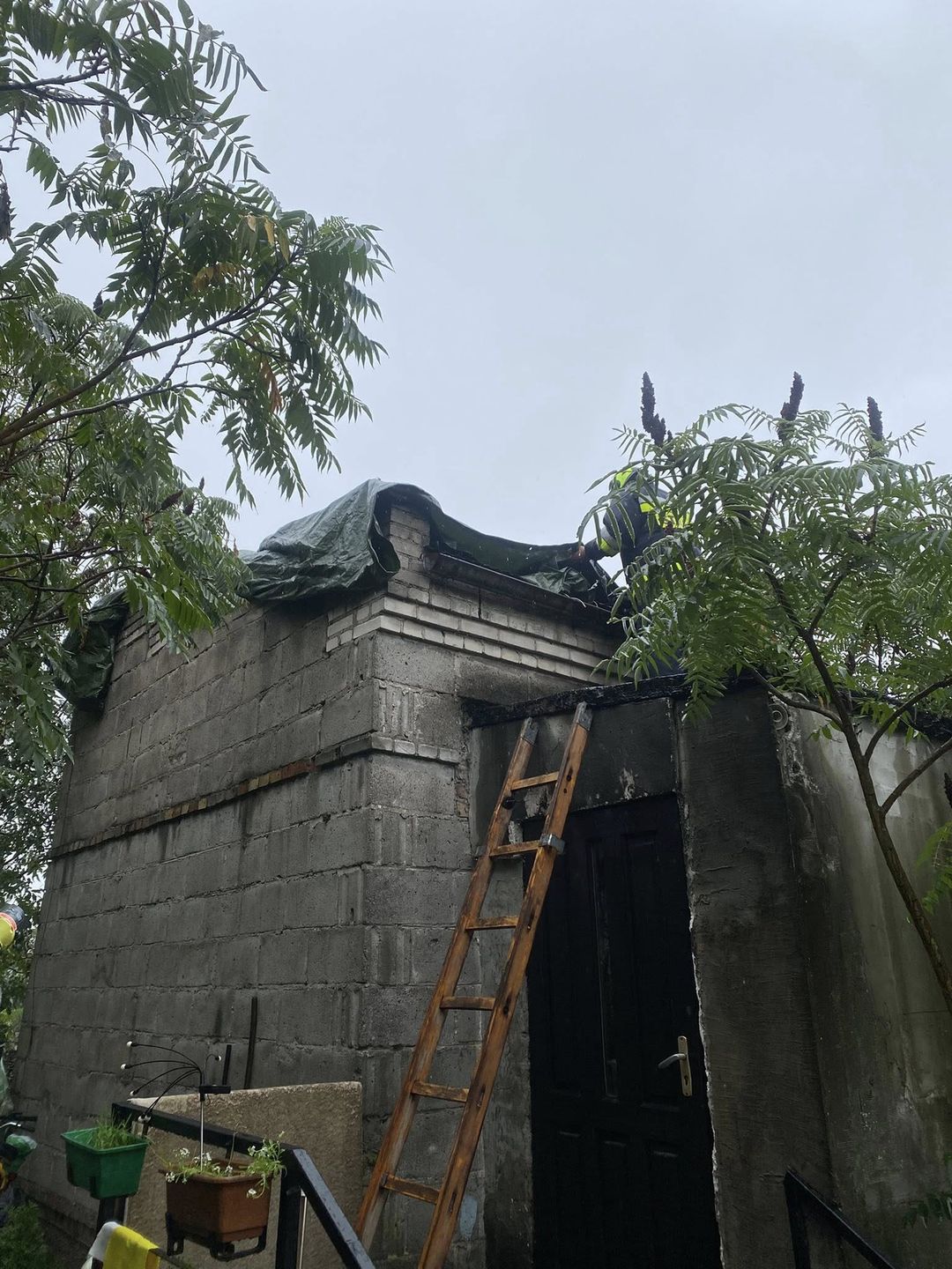 Zalanie budynku mieszkalnego 