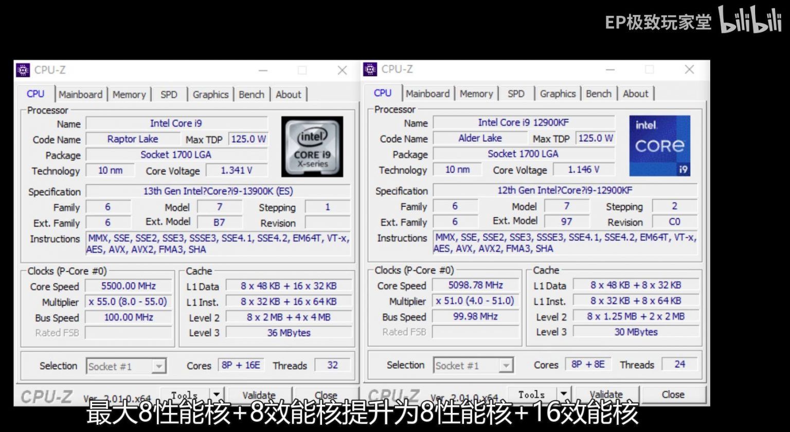 Intel Core i9-13900K vs Intel Core i9-12900KF