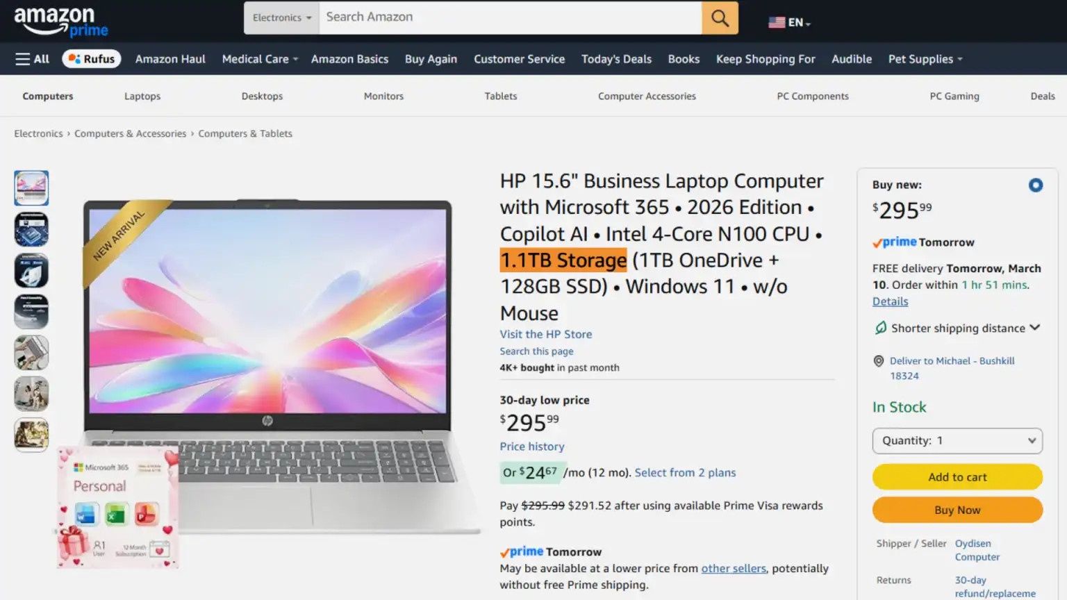 HP laptop