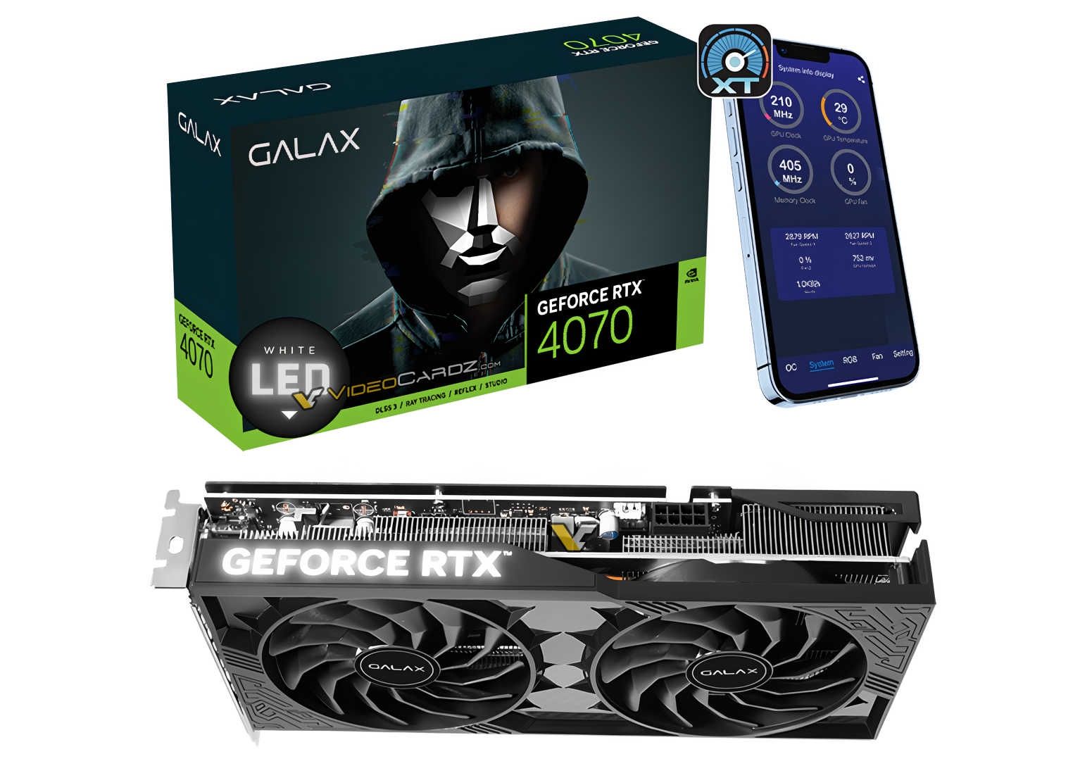 Galax GeForce RTX 4070 1-Click OC 2X (GDDR6)