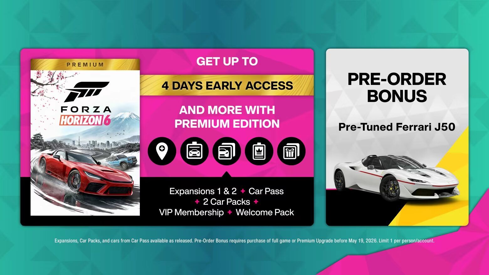 Daty premiery, wydania i wymagania sprzętowe Forza Horizon 6
