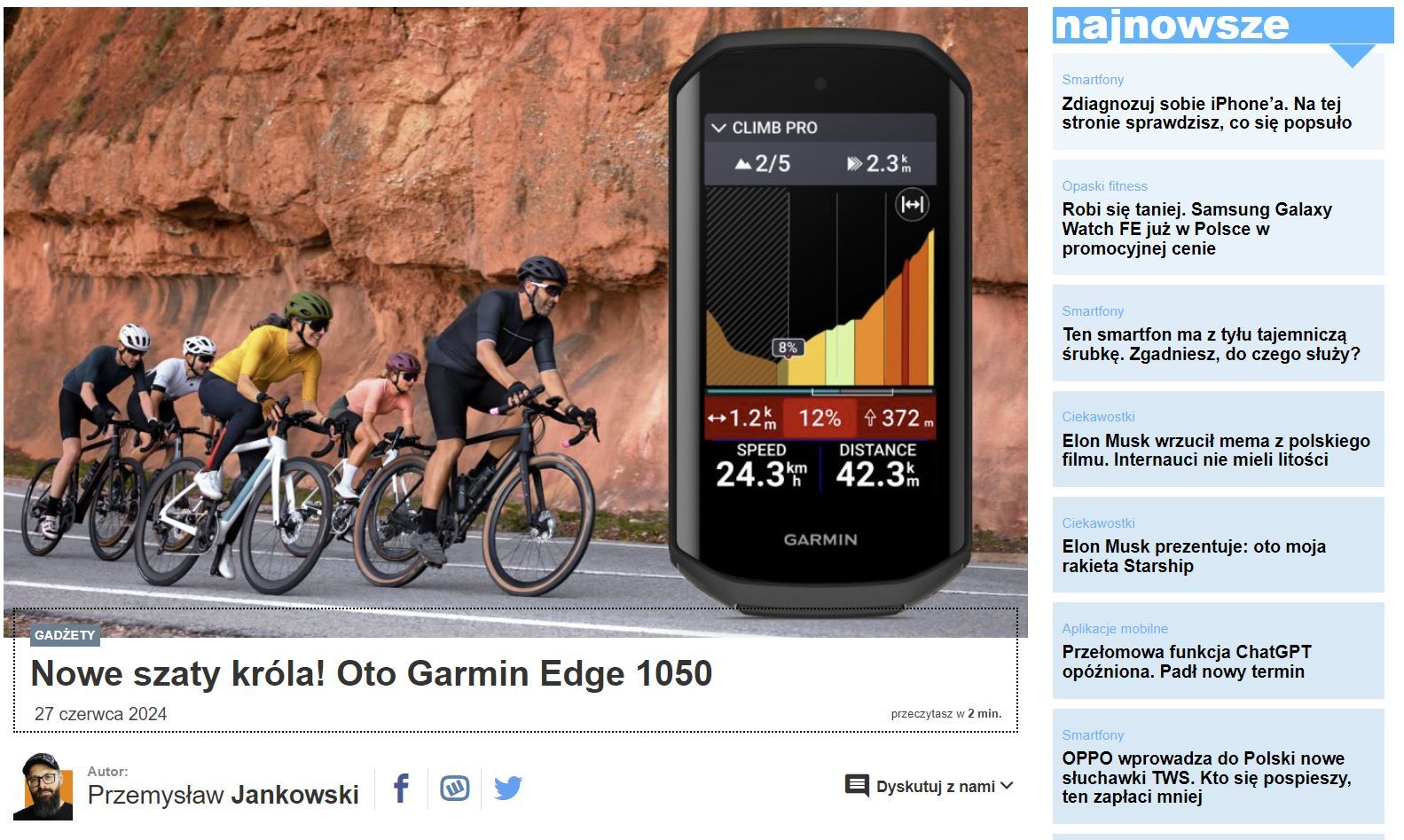 Garmin Edge 1050