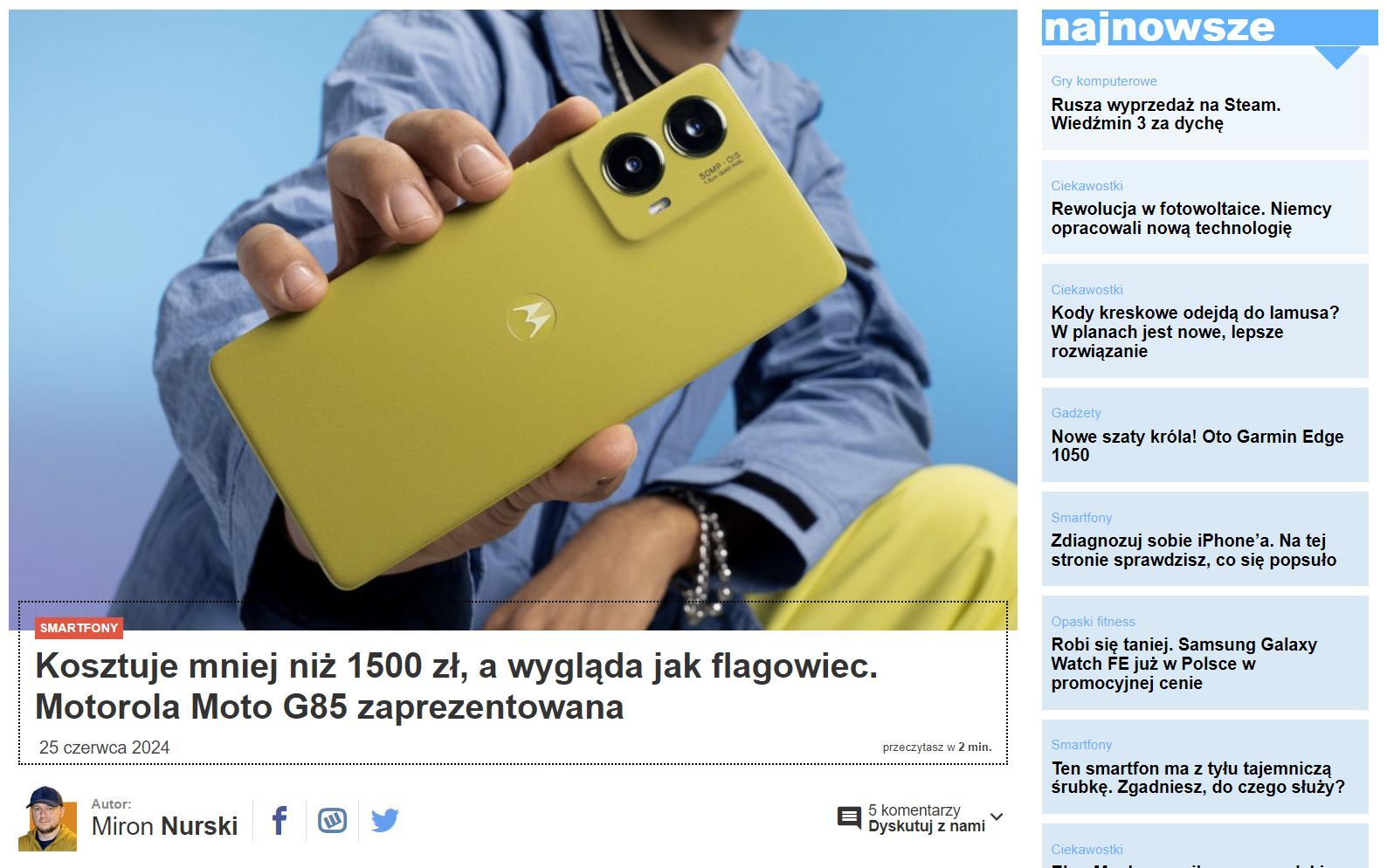 Moto G85