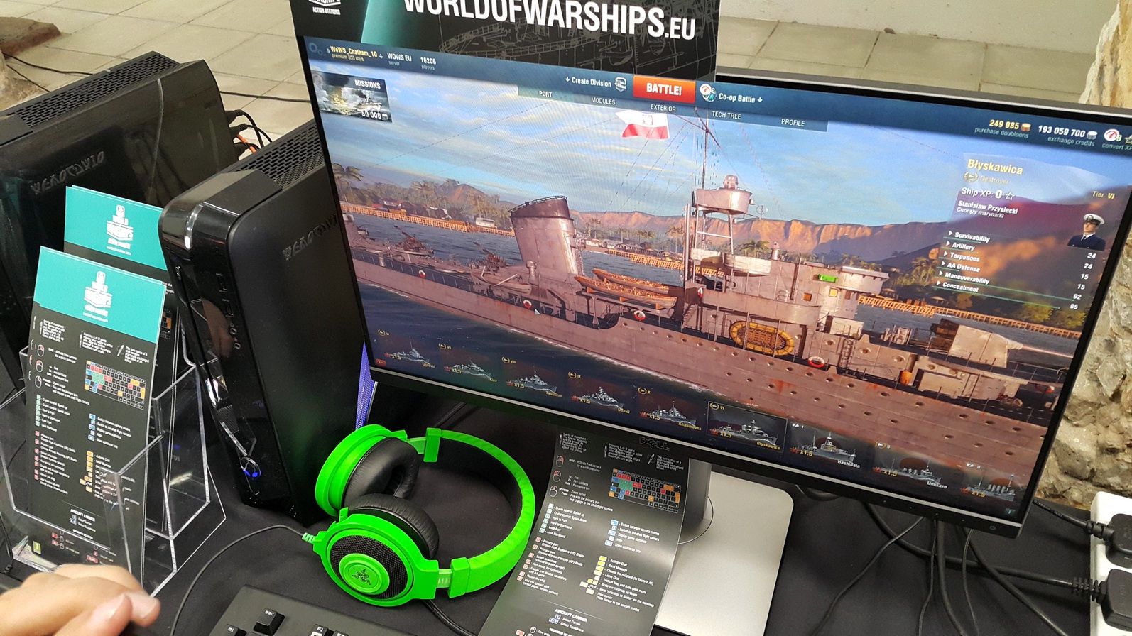 Premiera World of Warships - gramy ORP Błyskawicą