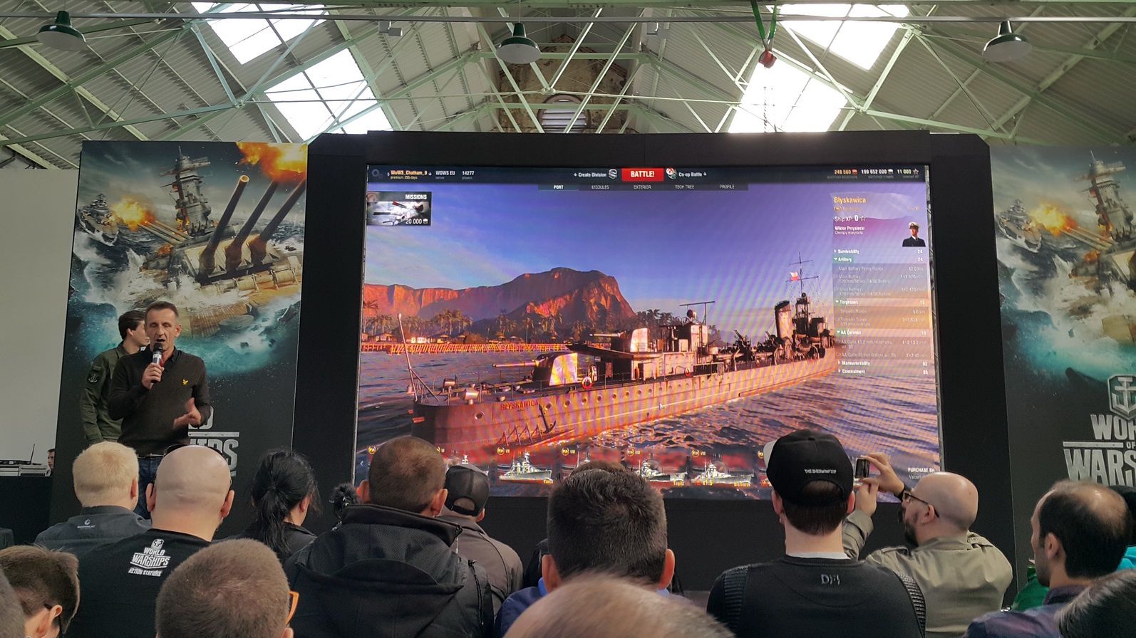 Premiera World of Warships - Richard Cutland i Błyskawica