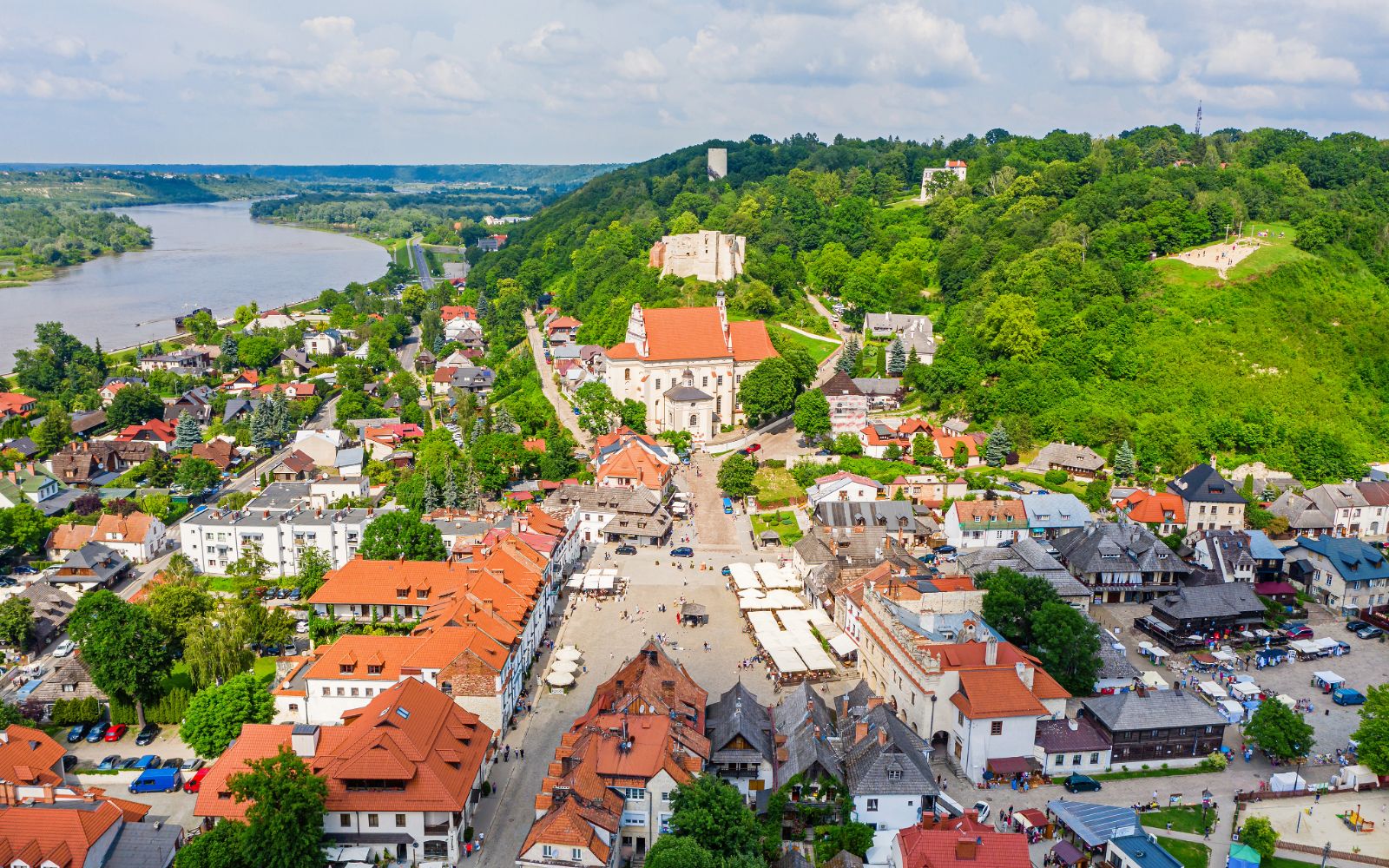 Pocztówka z Kazimierza Dolnego nad Wisłą