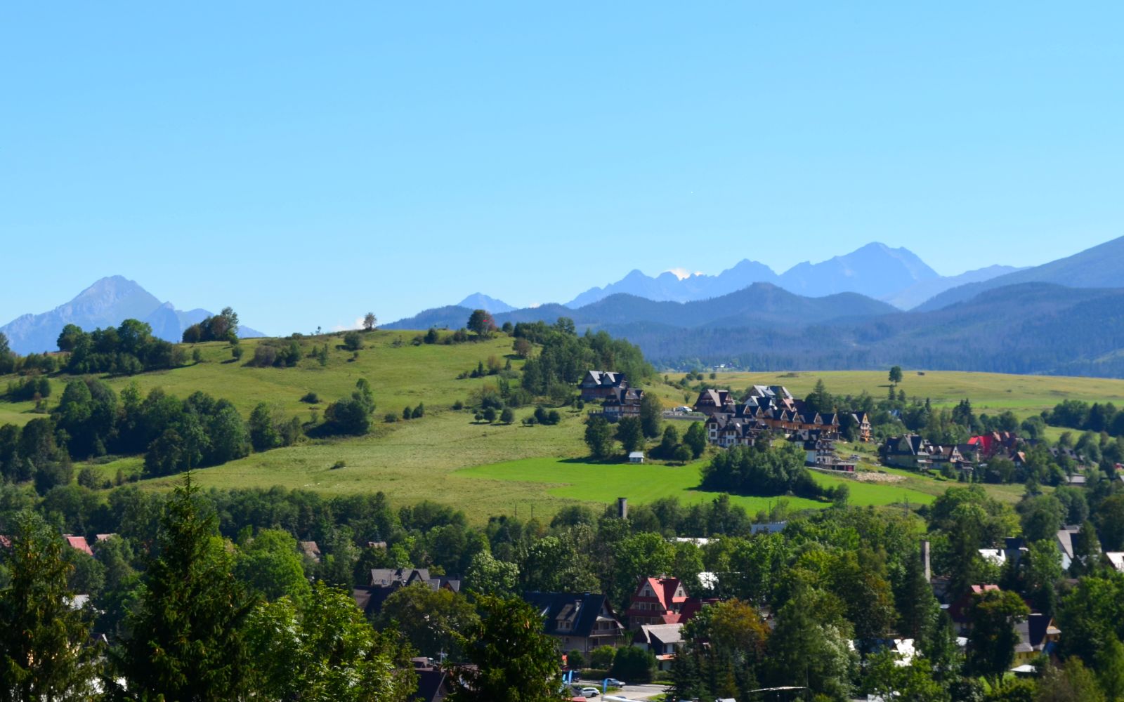 Panorama Tatr z Bachledzkiego Wierchu