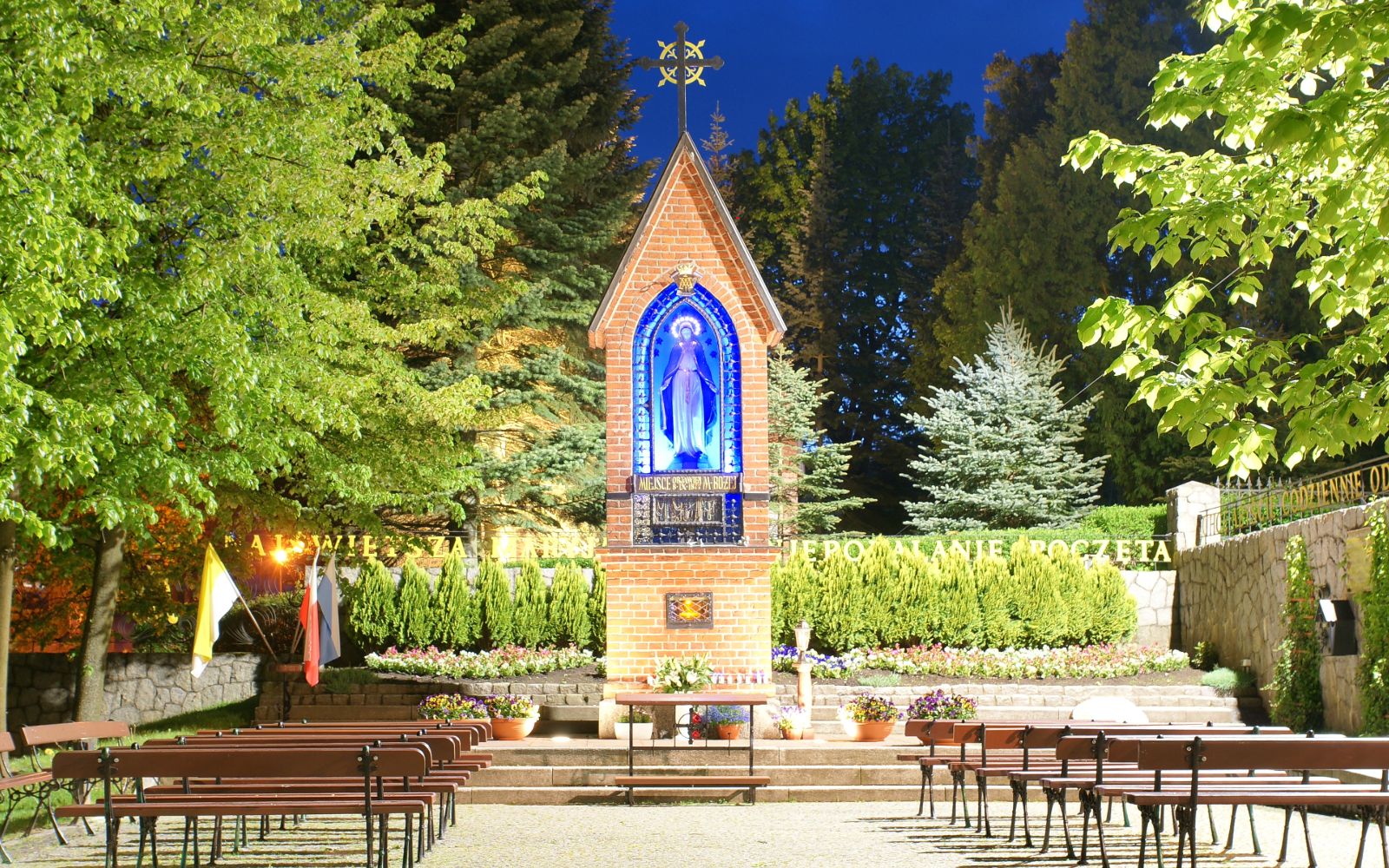 Kapliczka objawień w Sanktuarium Matki Bożej Gietrzwałdzkiej