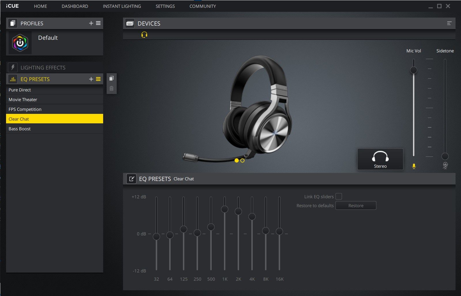 Corsair Virtuoso RGB Wireless SE - EQ