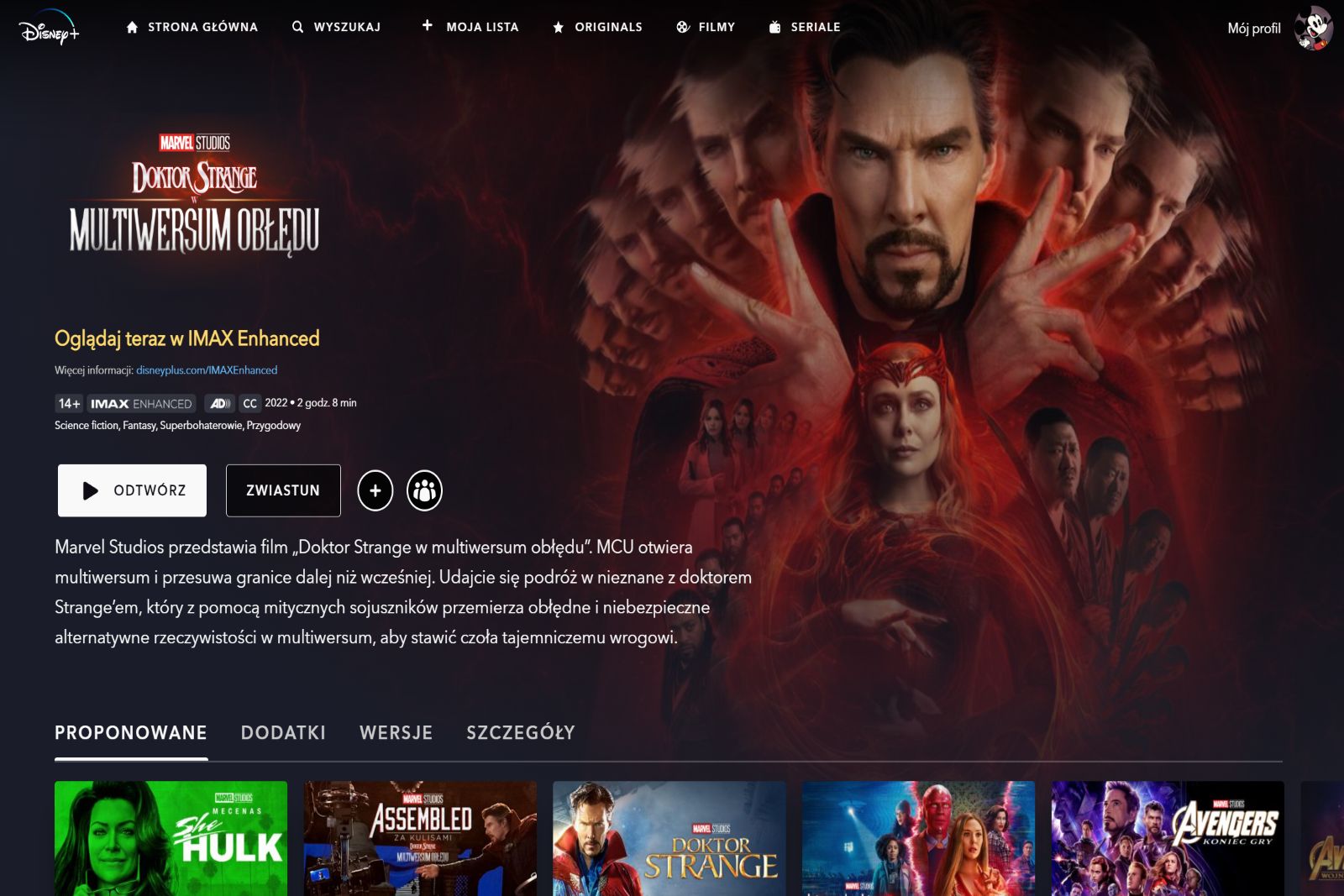 Doktor Strange w multiwersum obłędu