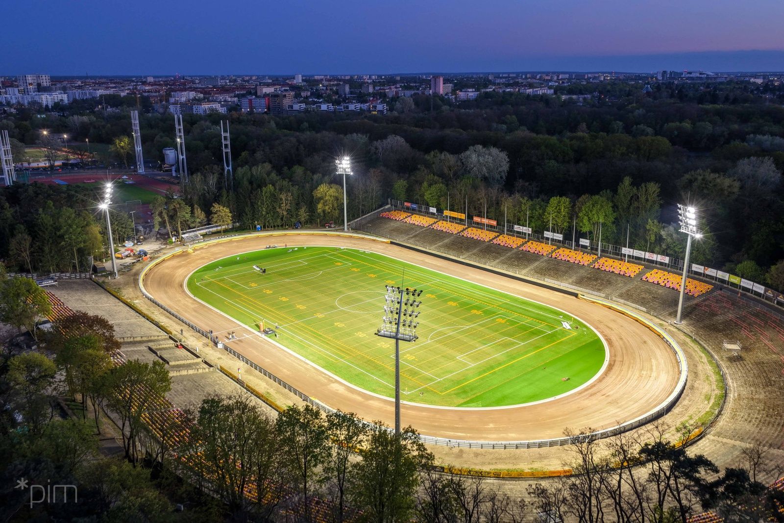 Stadion na Golęcinie, żużel fot. PIM