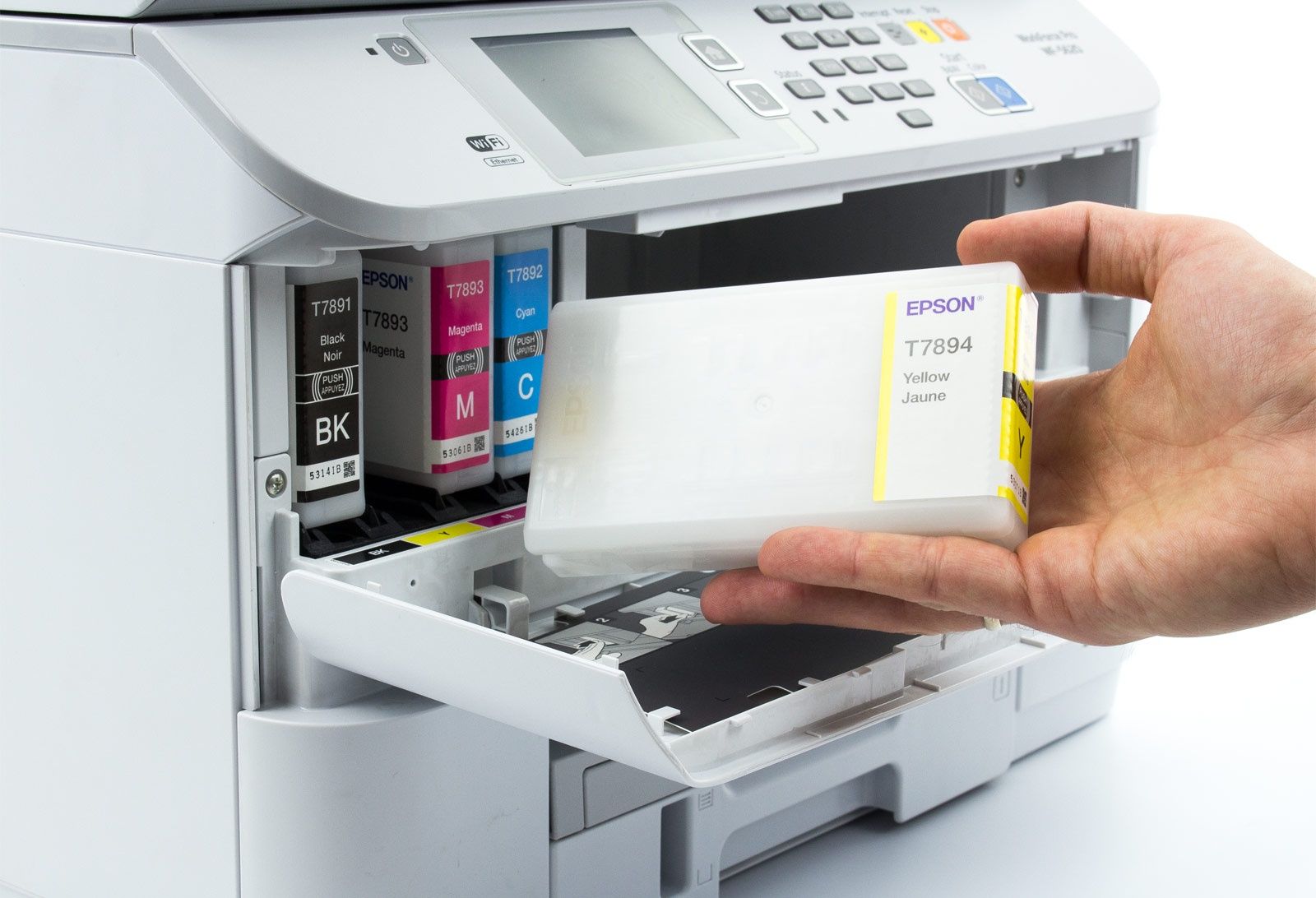 Epson WorkForce Pro WF 5620 wymiana tuszy