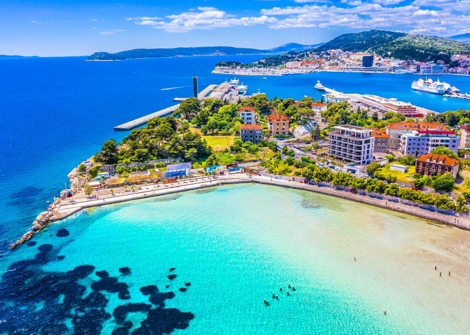 Plaża Bačvice w Splicie
