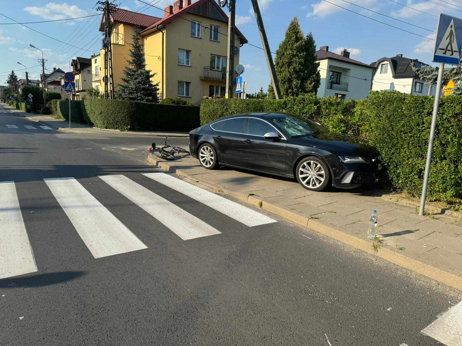 Potrącenie 72-letniego rowerzysty