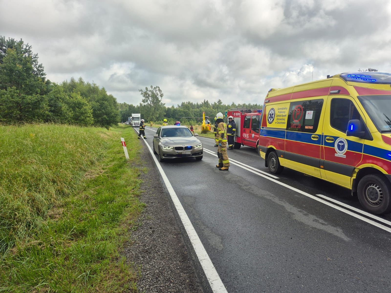 Wypadek DK25 Stołczno