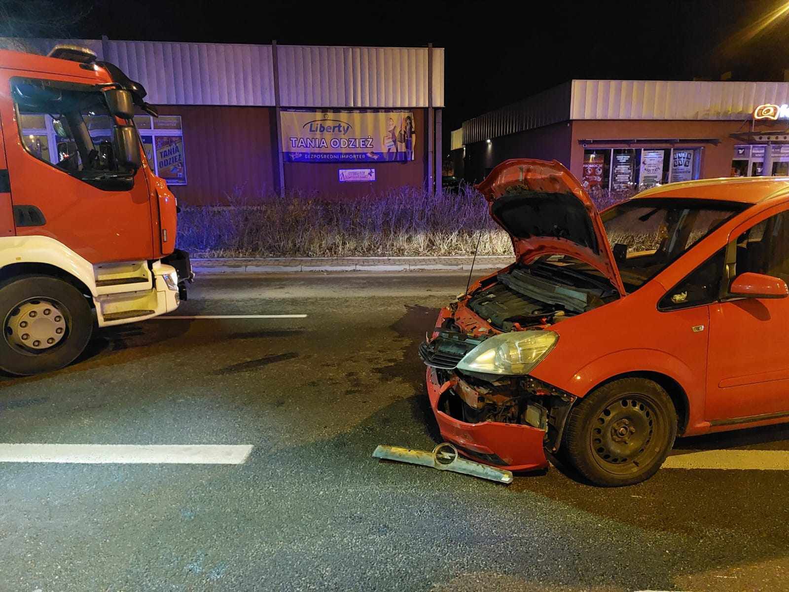 Zdarzenie drogowe na ul. Mickiewicza