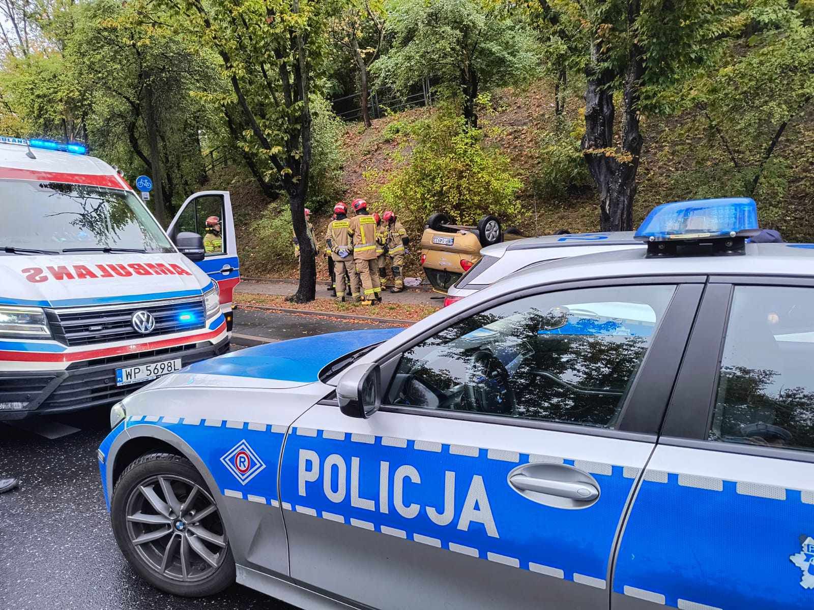 75-latek nie dostosował prędkości do warunków pogodowych