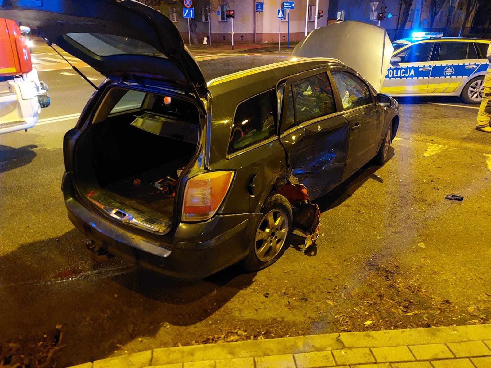 Zdarzenie drogowe na ul. Mickiewicza