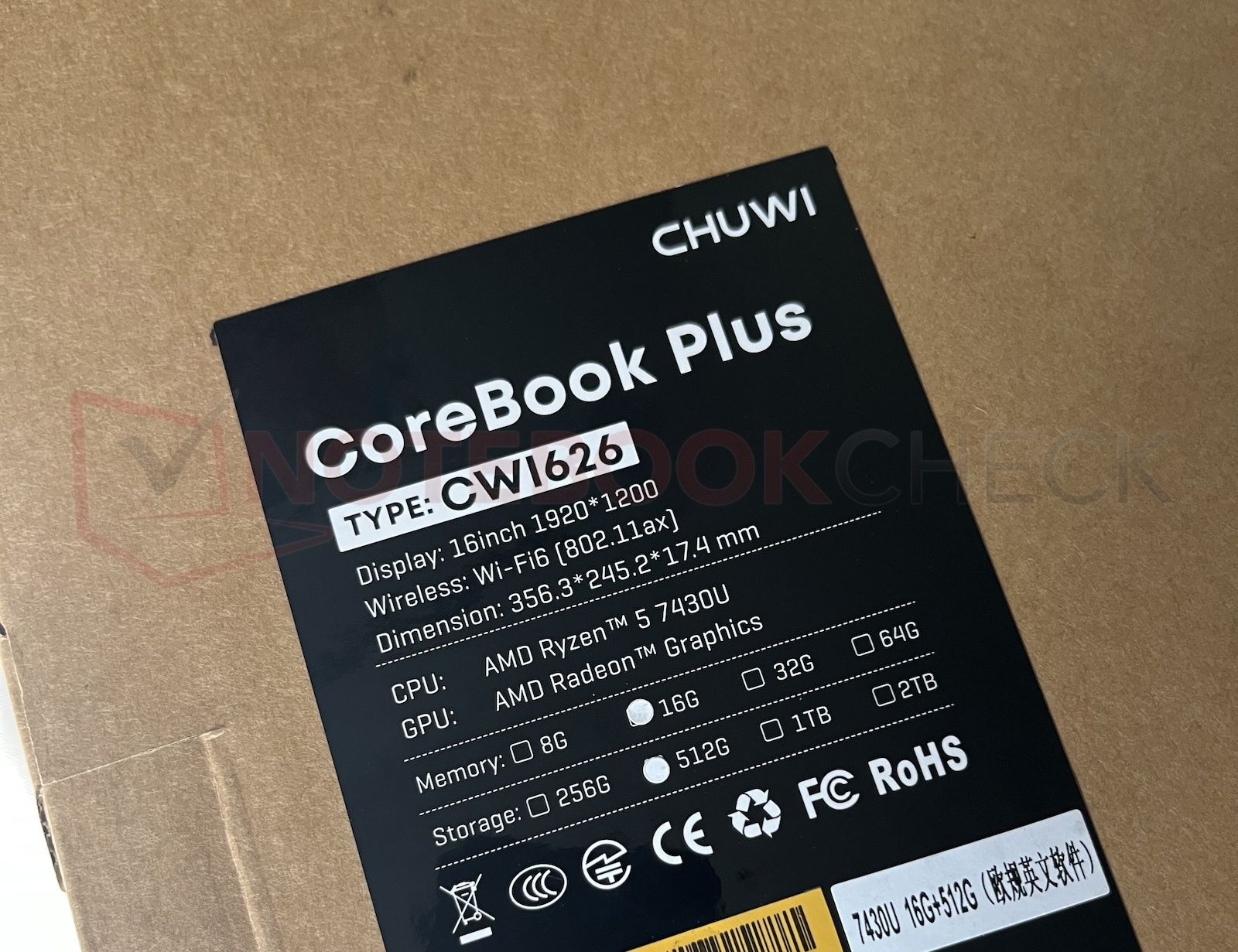 Chuwi CoreBook Plus