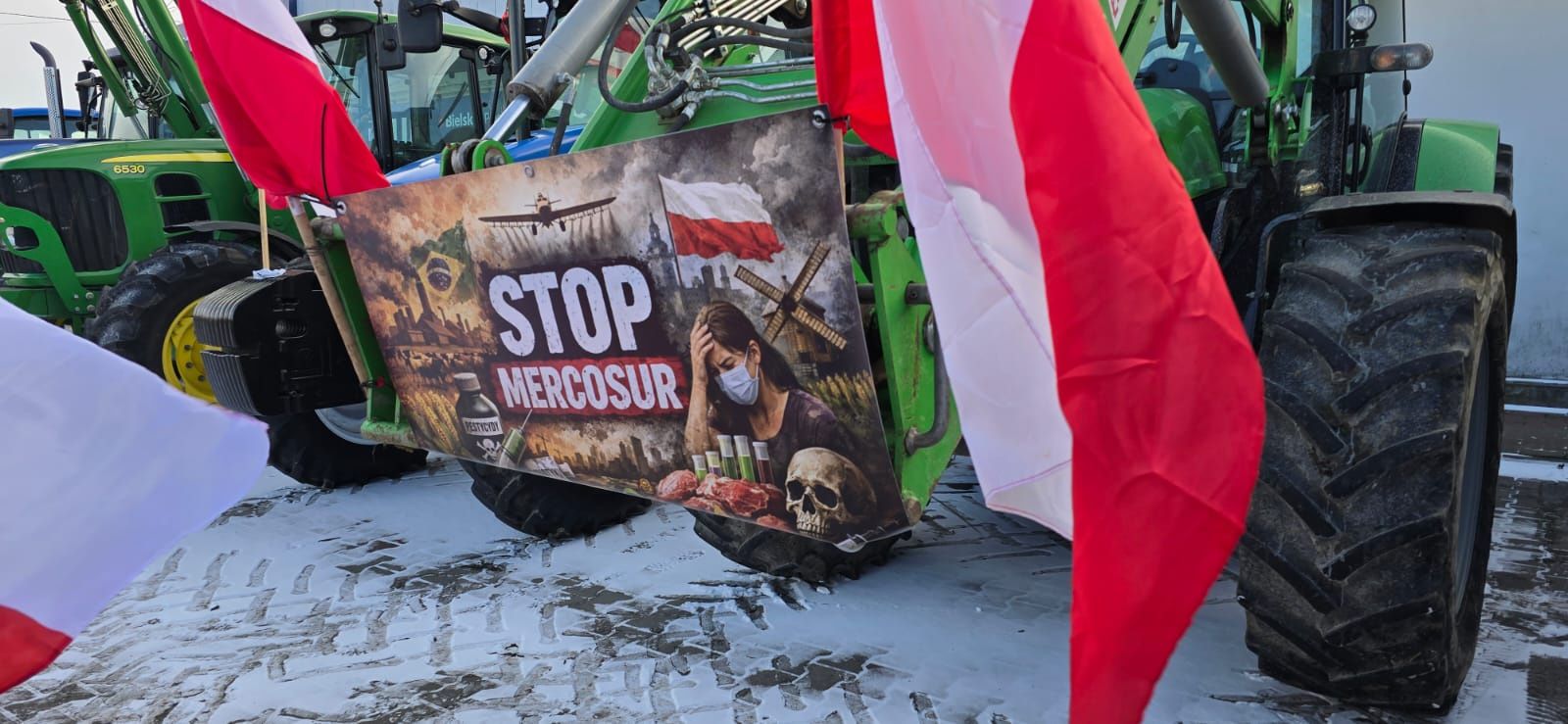 Protest rolników w Bielsku 