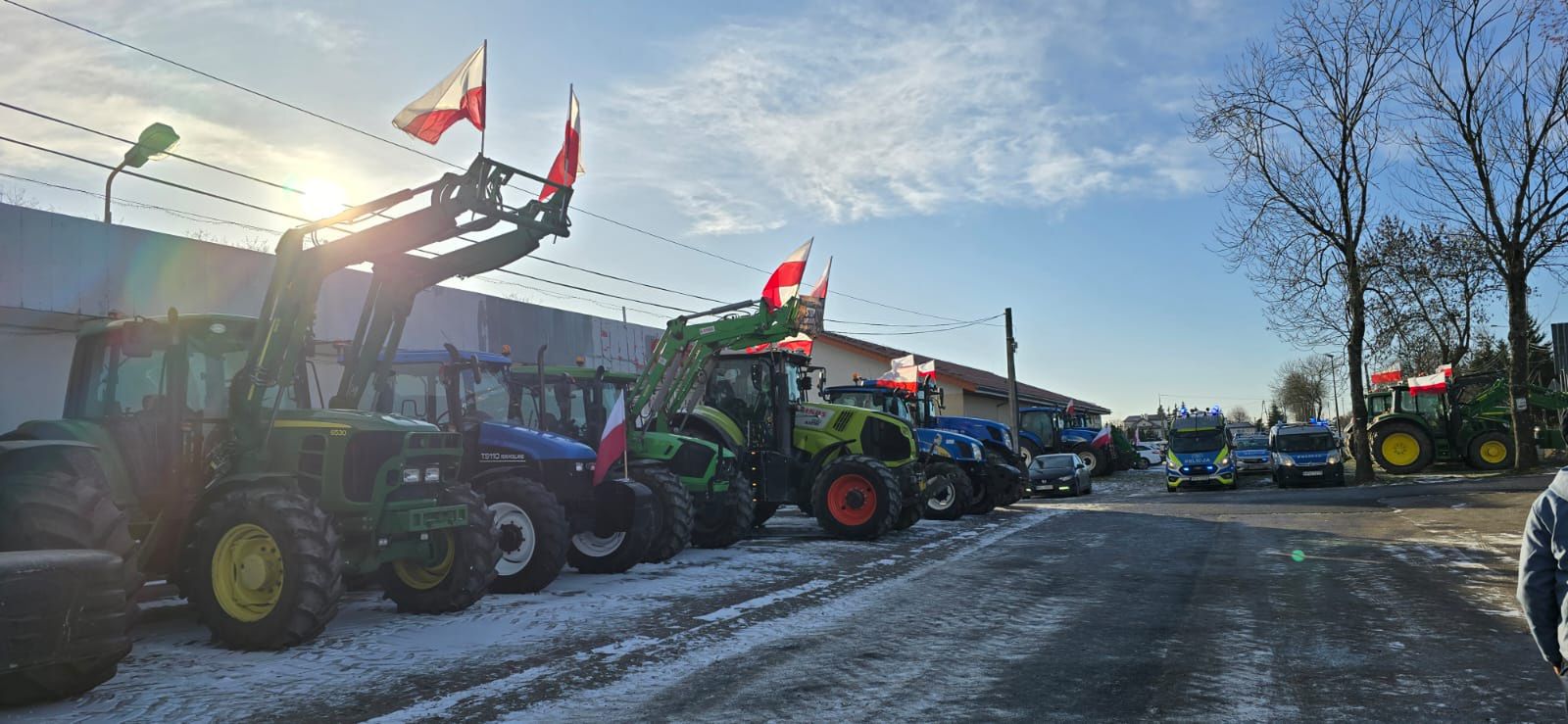 Protest rolników w Bielsku 