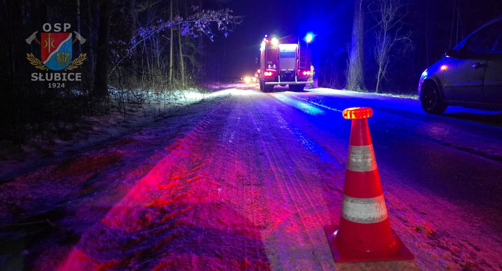 Auto uderzyło w drzewo 