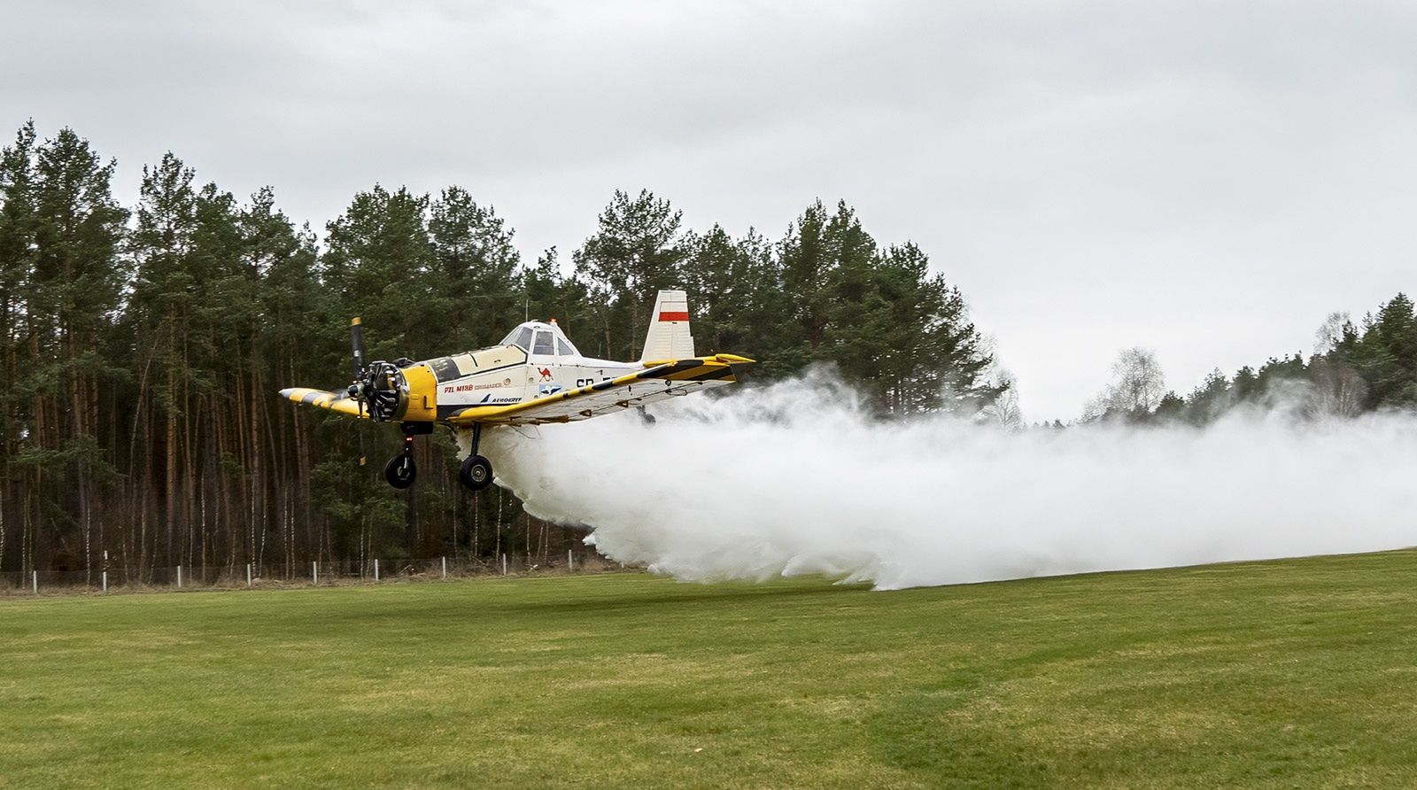 samolot gaśniczy, dromader, pożar lasu