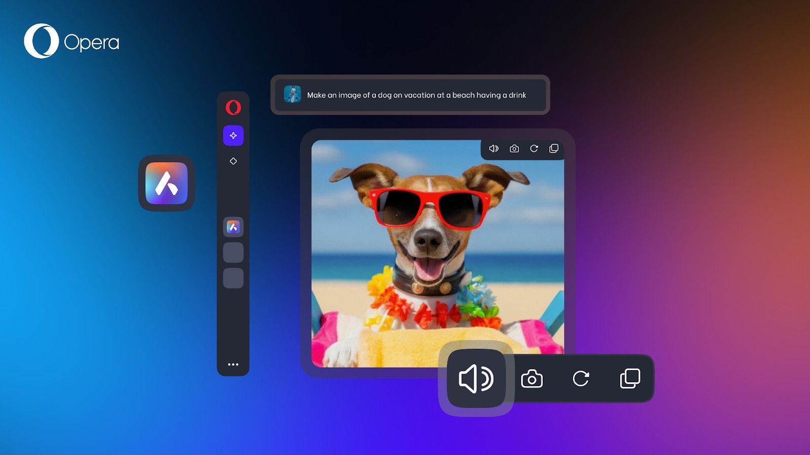 Google Imagen 2 w Opera Aria