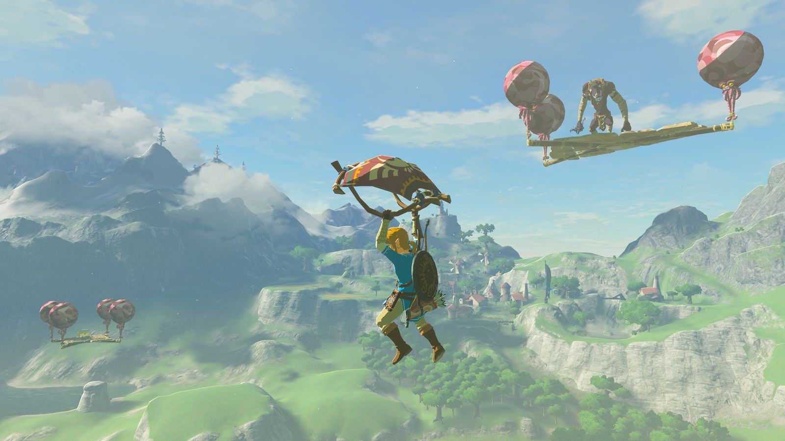 Legend of Zelda: Breath of the Wild - odlot na liściu