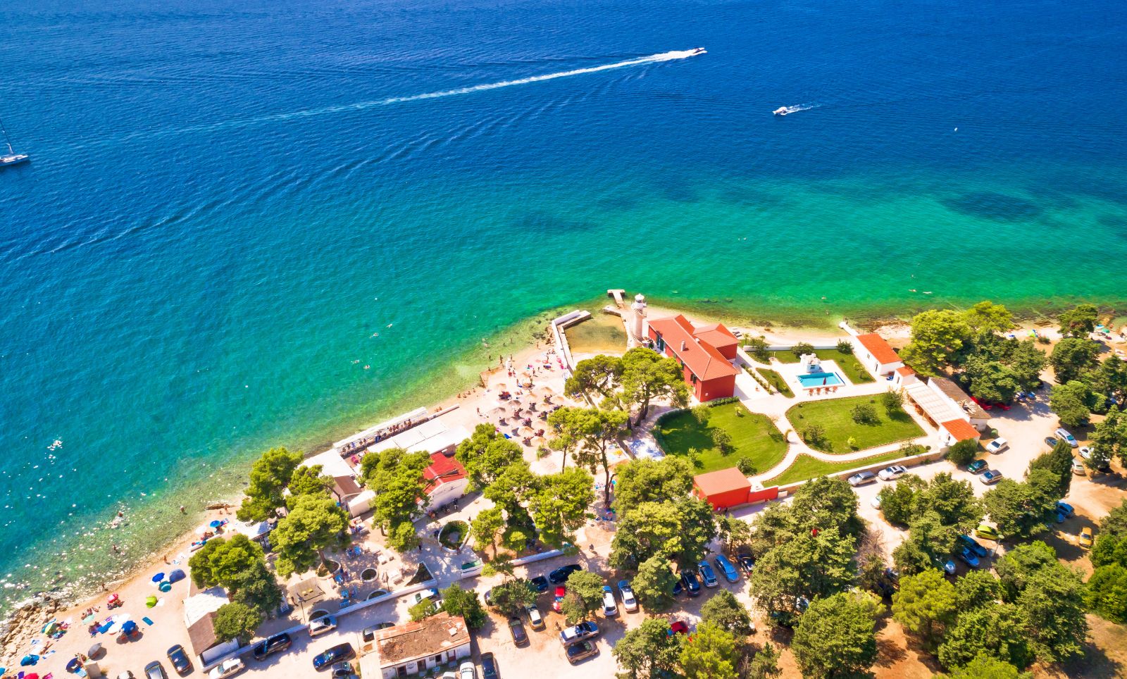 Plaża Puntamika w Zadarze