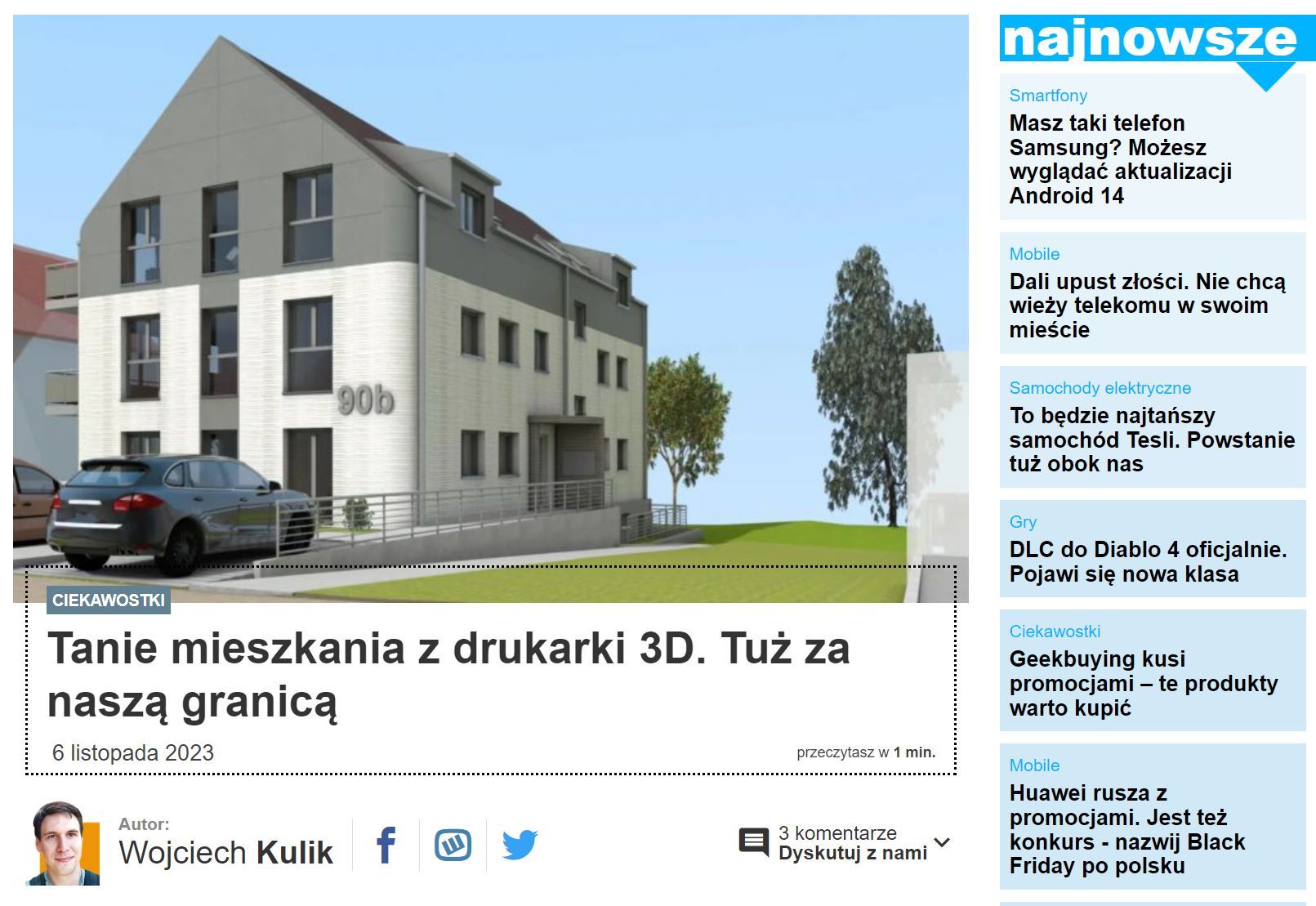 Domy z drukarki
