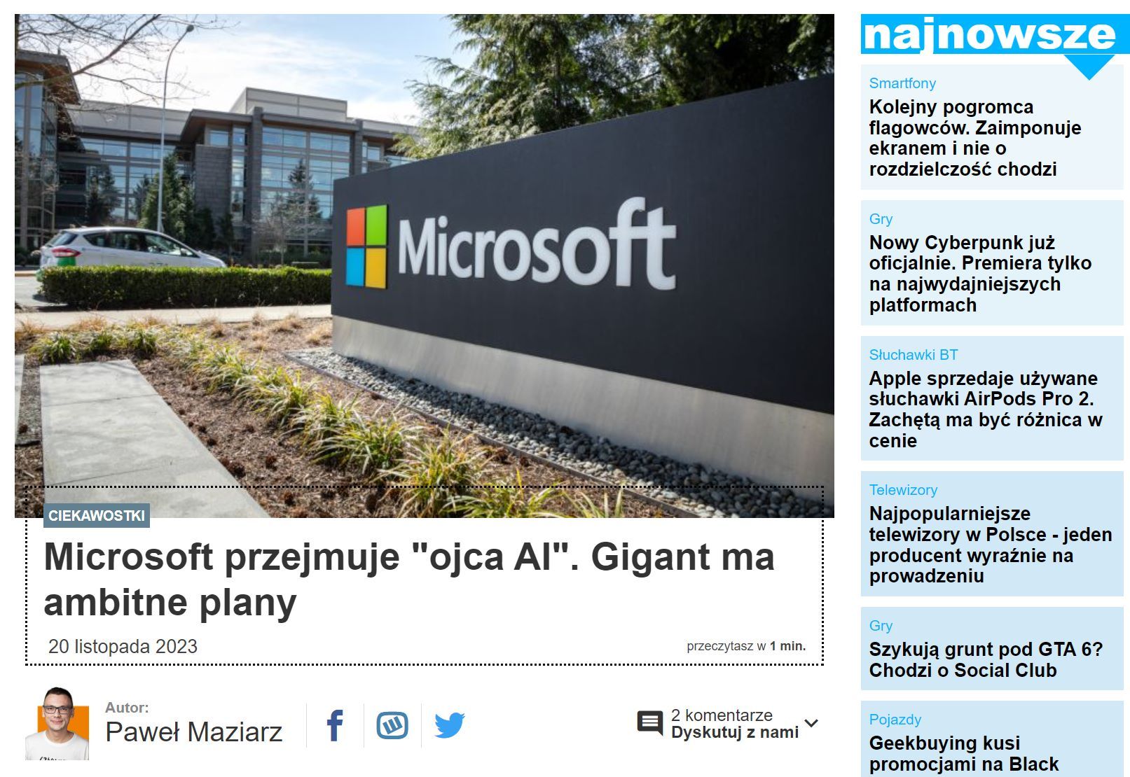 Microsoft i Altman