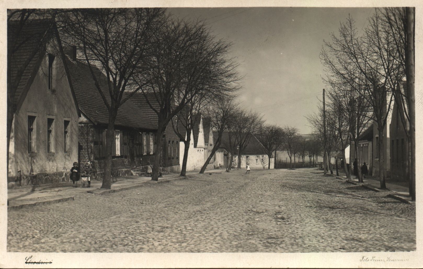 Domki tkaczy, ul. Wojska Polskiego, lata międzywojenne 