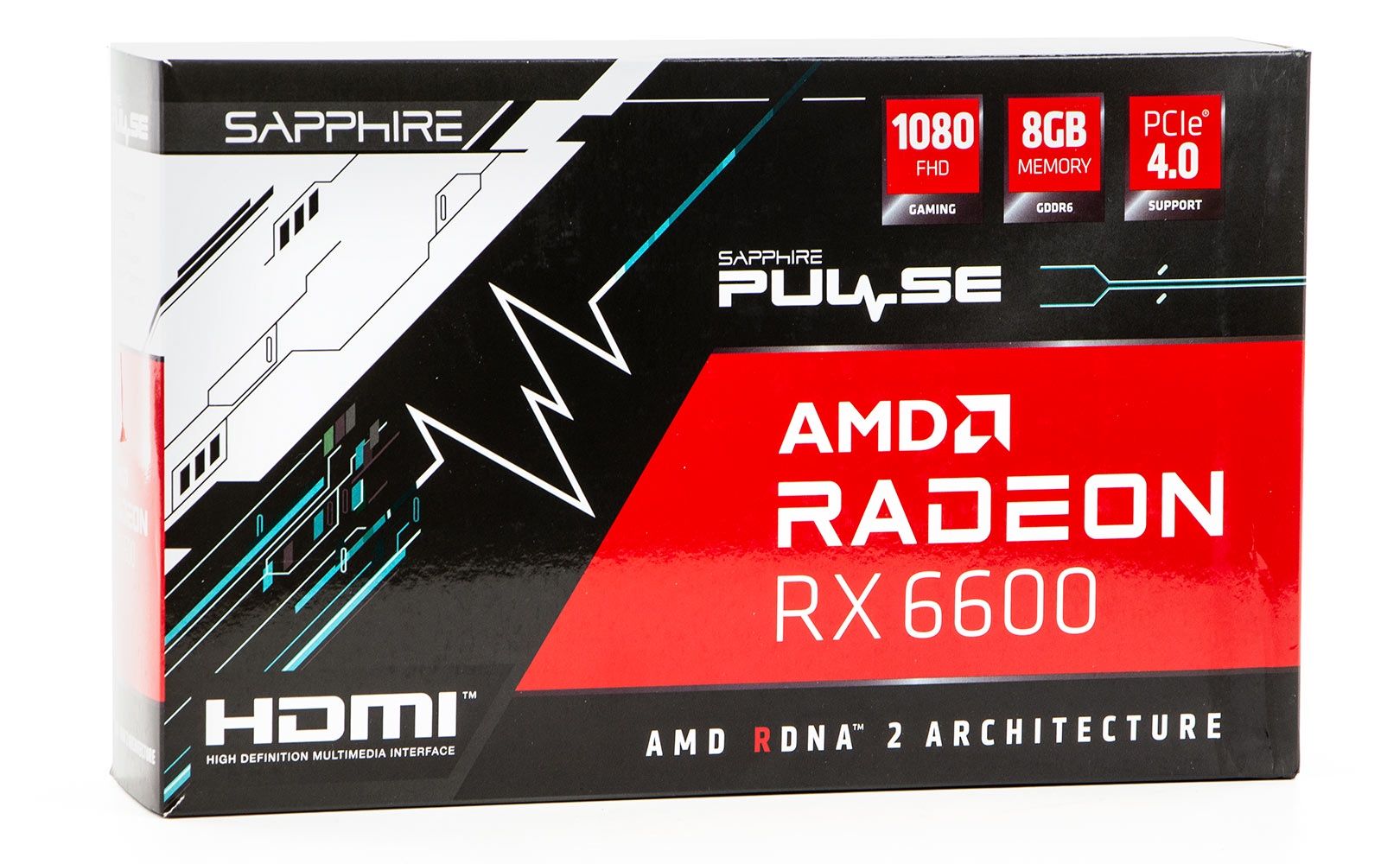 Sapphire Radeon RX 6600 Pulse - pudełko