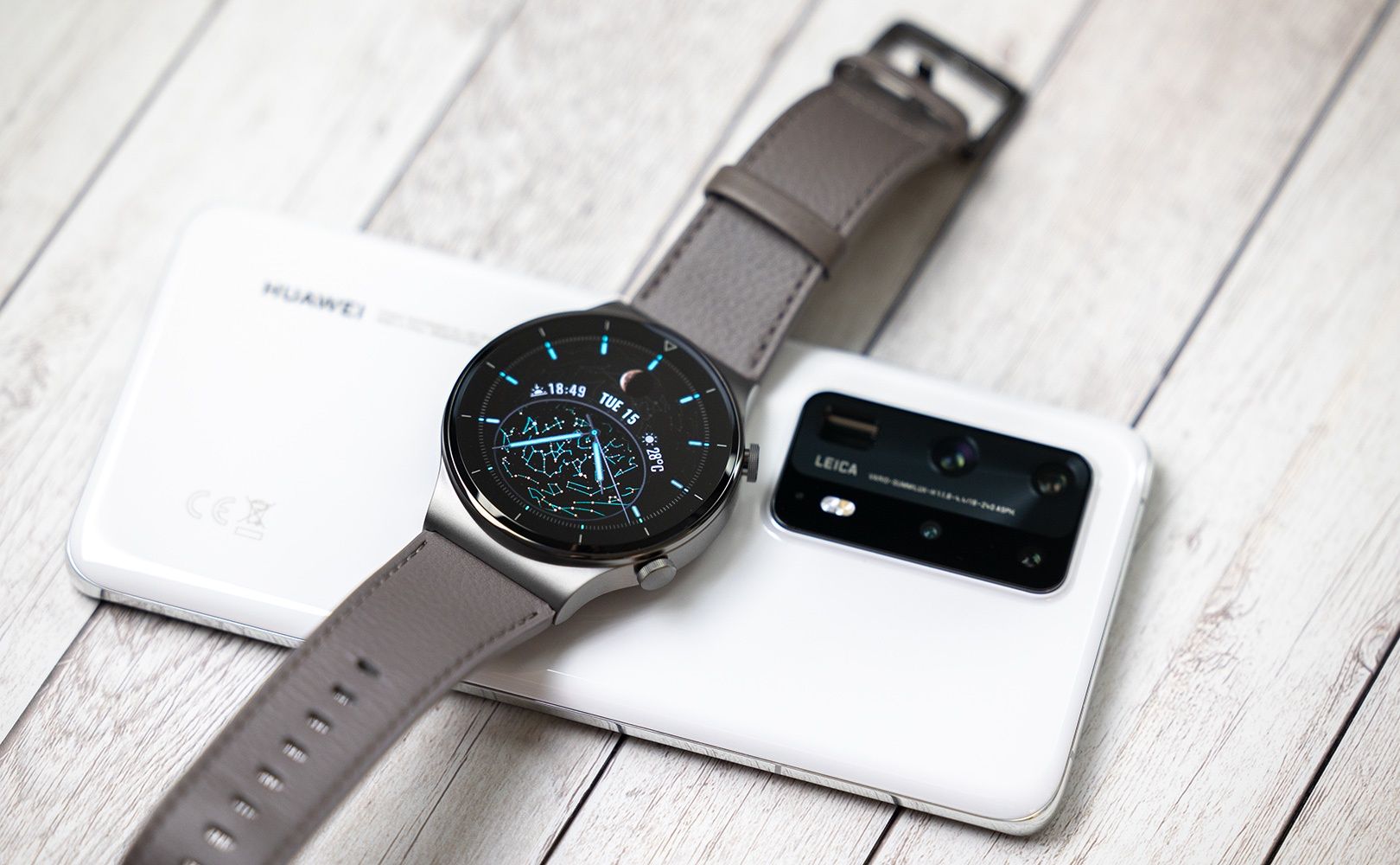 Huawei Watch GT 2 Pro ładowanie P40 Pro+