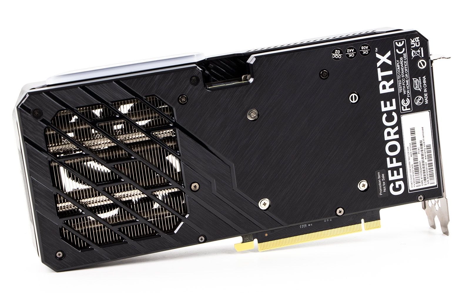 Gainward GeForce RTX 4070 Ghost - backplate